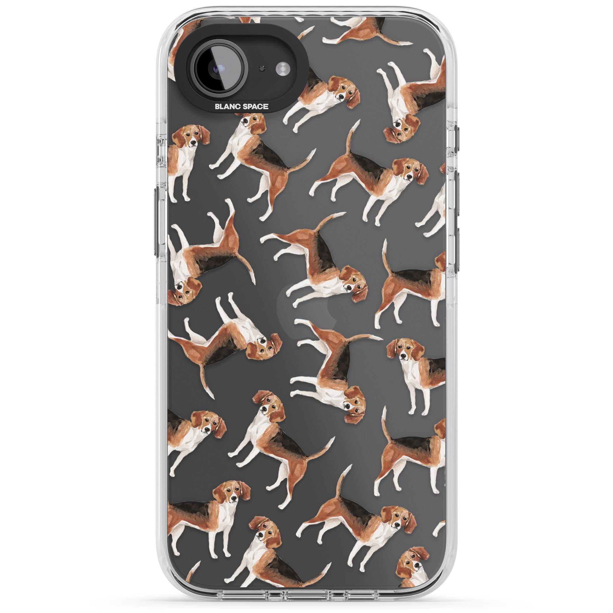 Beagle Watercolor Pattern