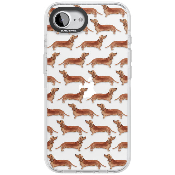 Dachshund Watercolor Dog Pattern