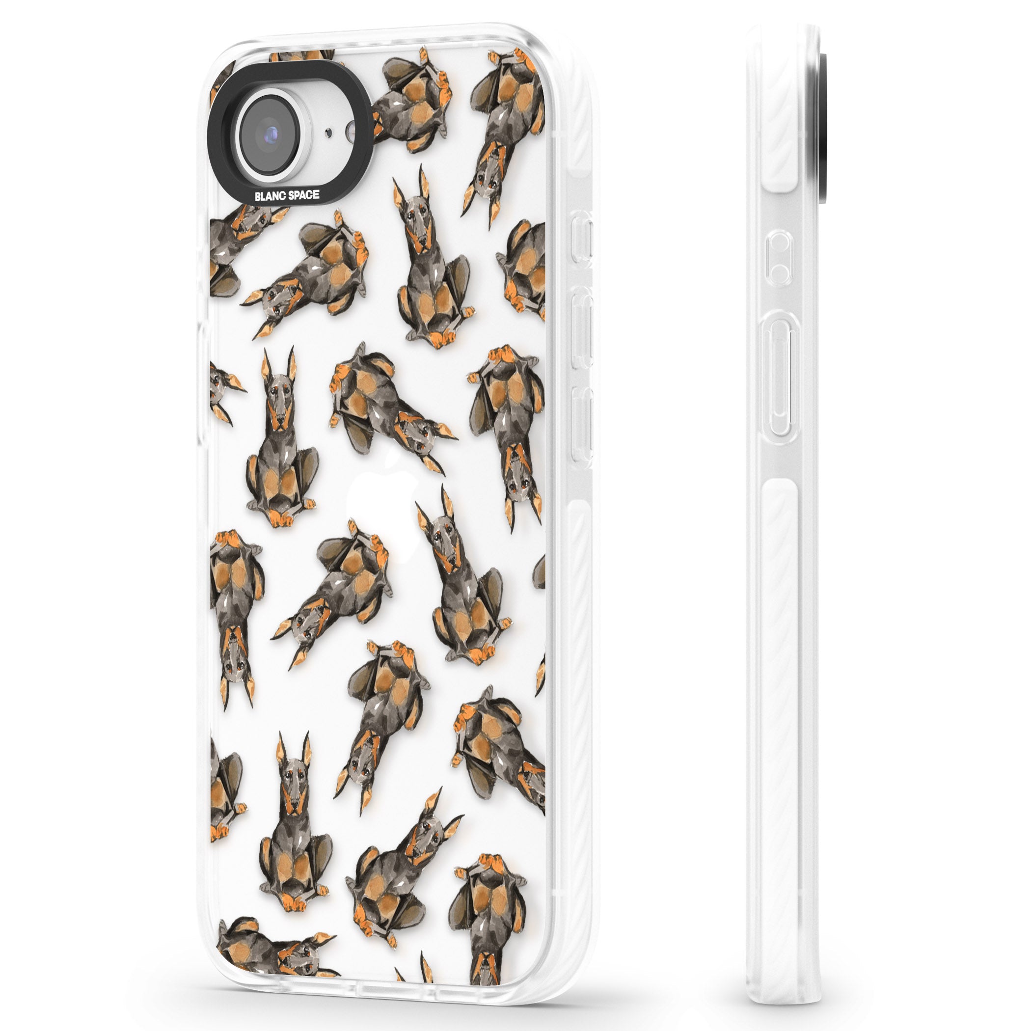 Doberman Watercolor Dog