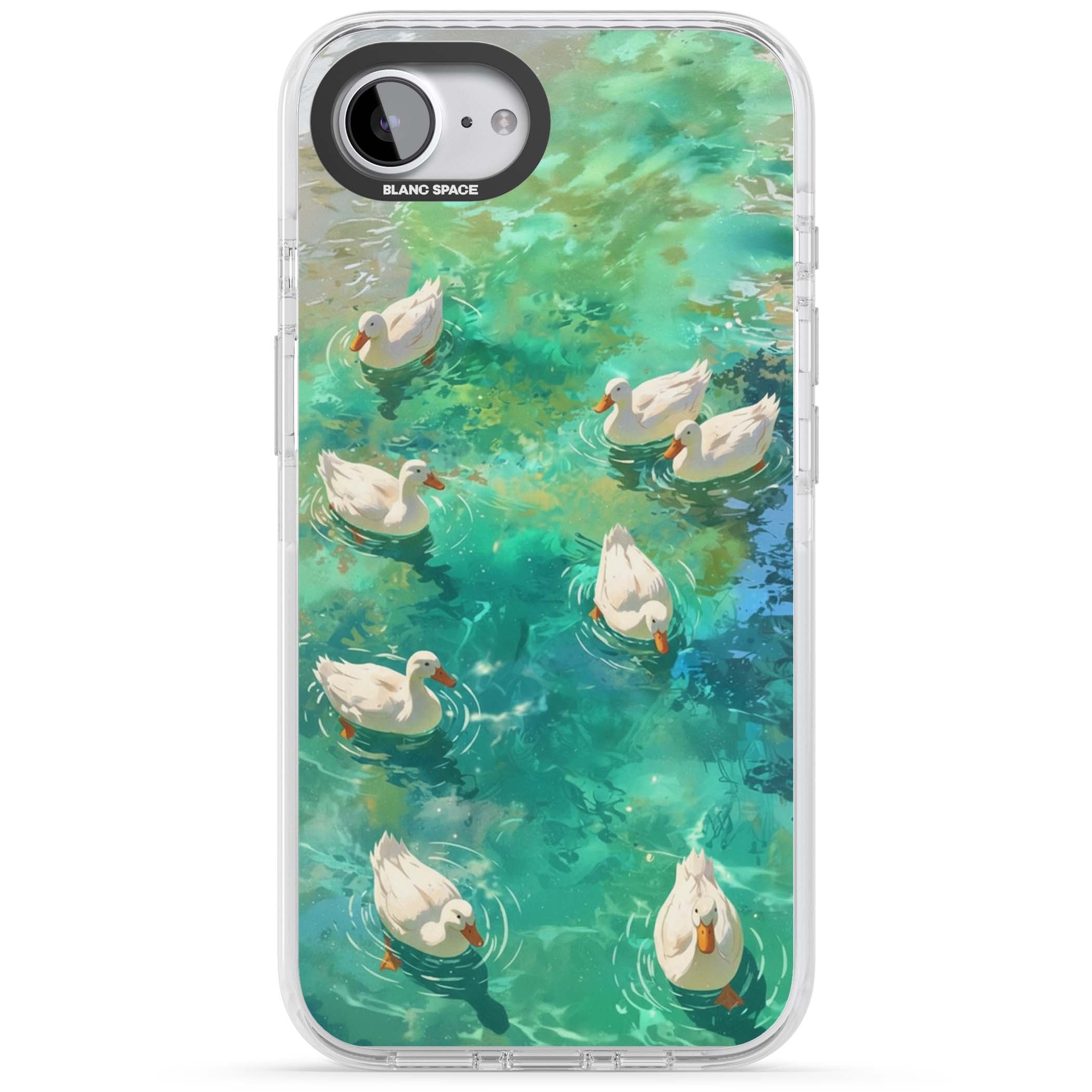 Ducks In The Pond for her iPhone case | Clear Impact case for iPhone 16e, iPhone 17e