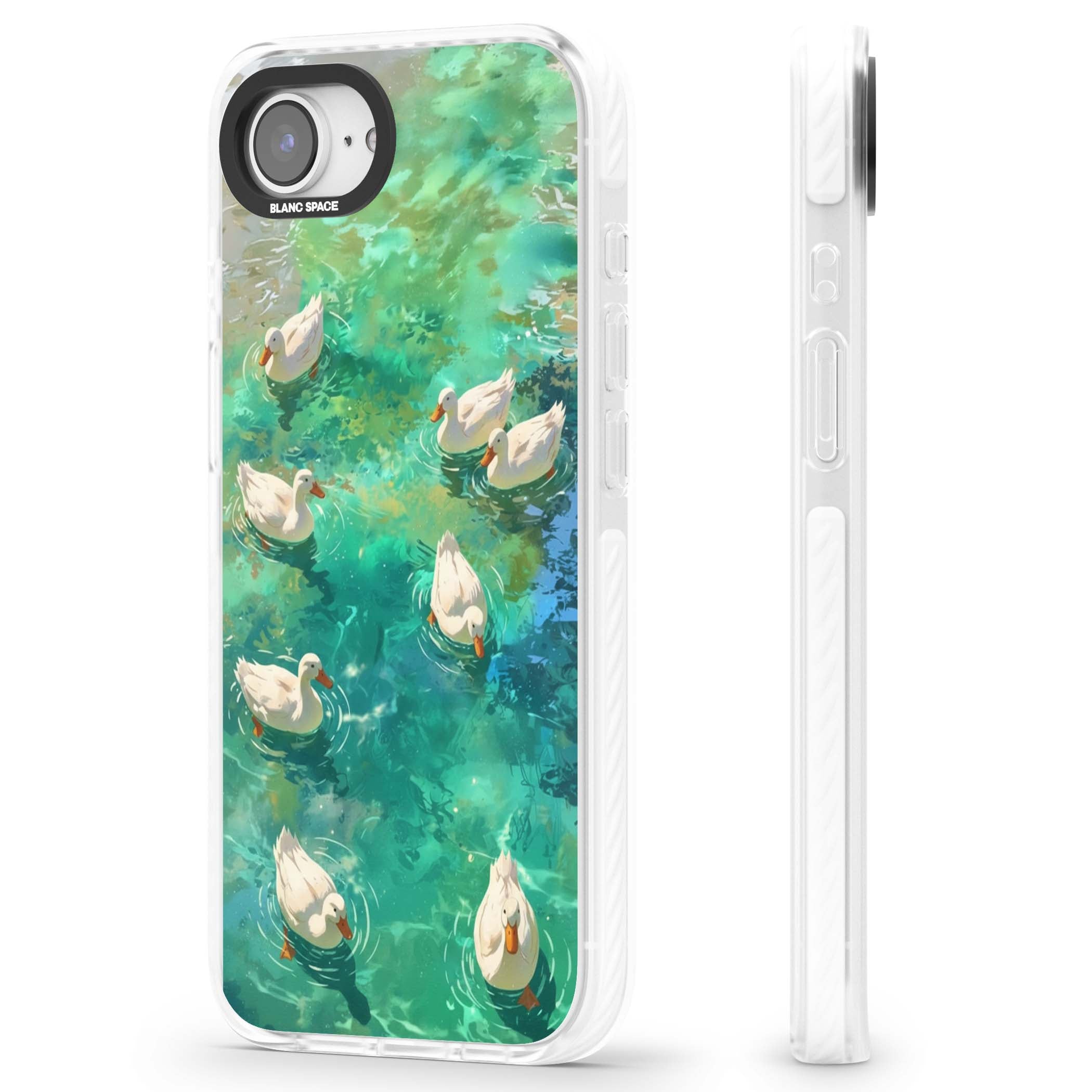 Ducks In The Pond for her iPhone case | Clear Impact case for iPhone 16e, iPhone 17e