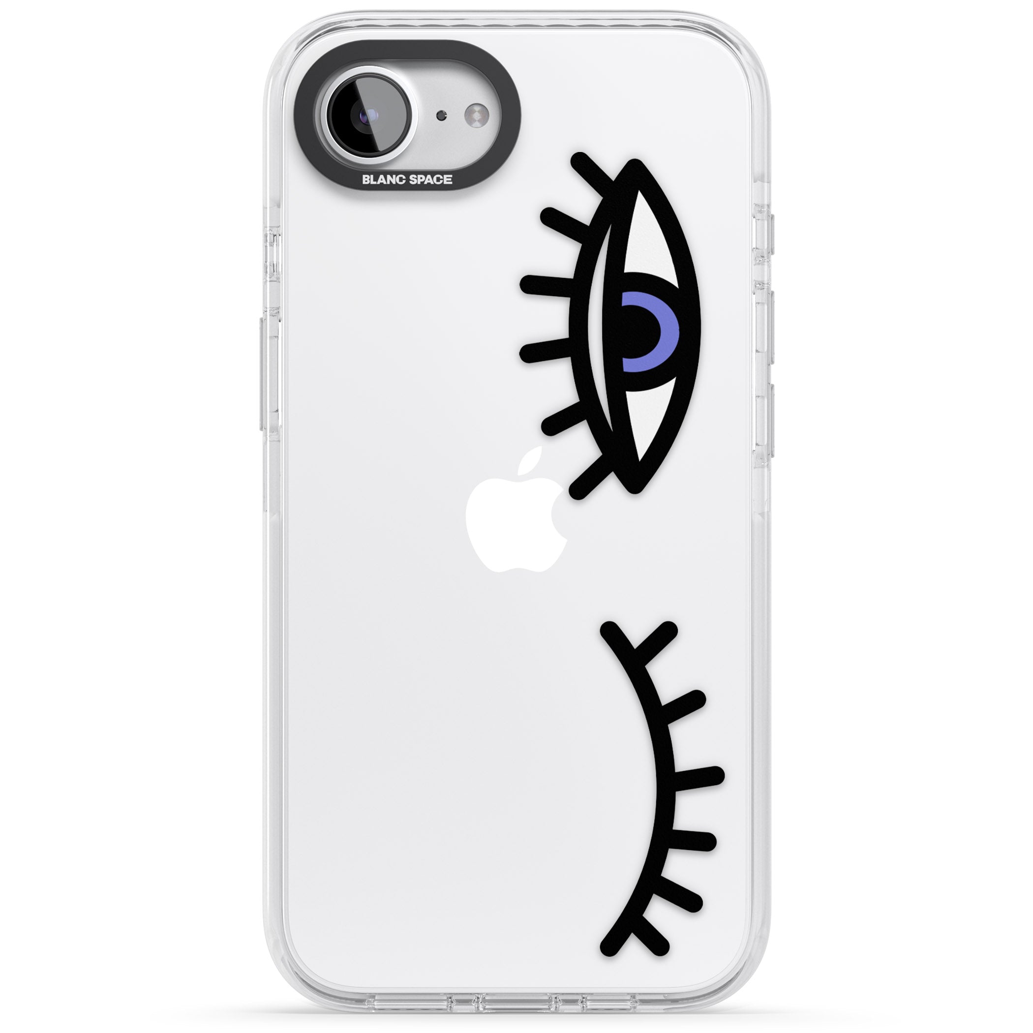 Winking Eyes Transparent Pattern