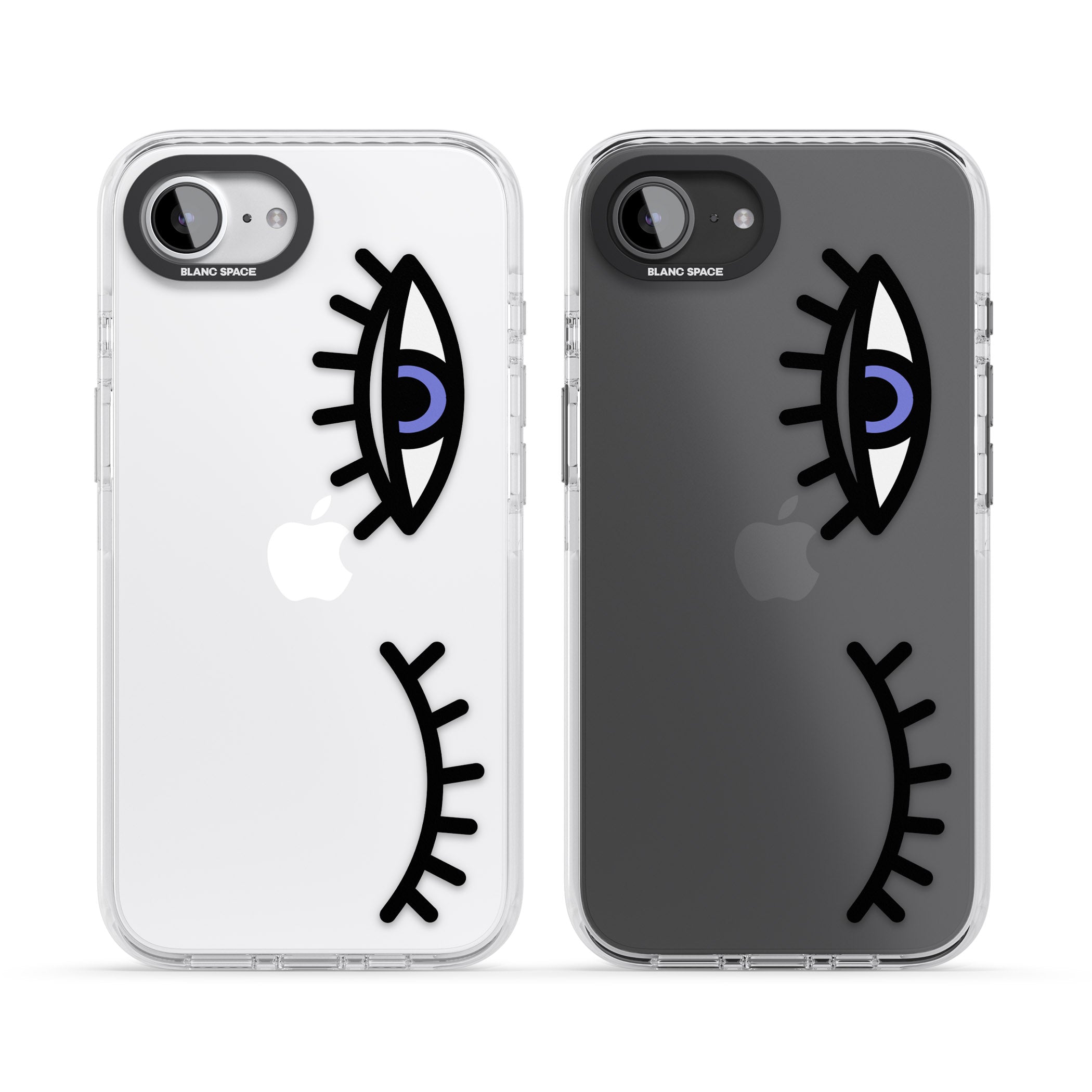 Winking Eyes Transparent Pattern