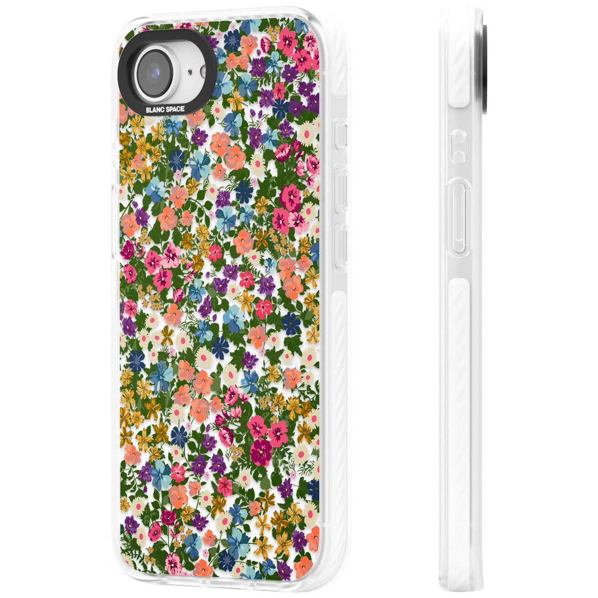 Tuscan Meadow iPhone 16e / iPhone 17e Impact Clear Phone Case side