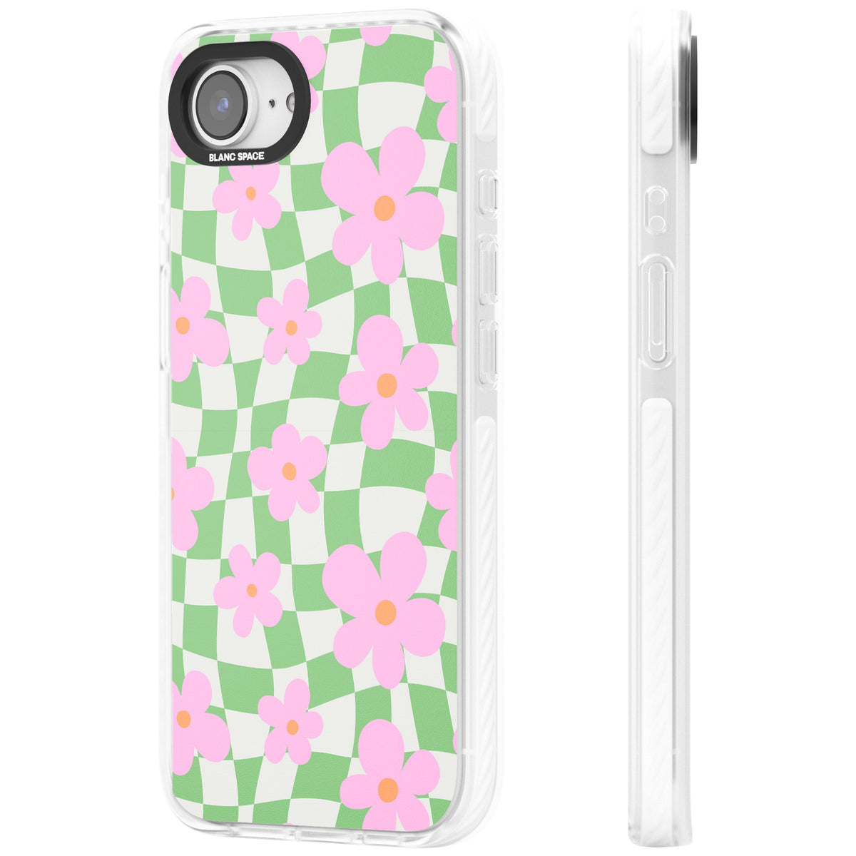 Spring Picnic iPhone 16e / iPhone 17e Impact Clear Phone Case side