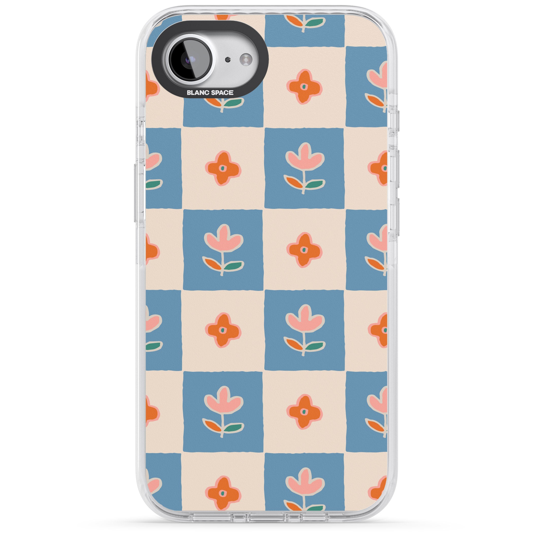 Vintage Bloom Checkered