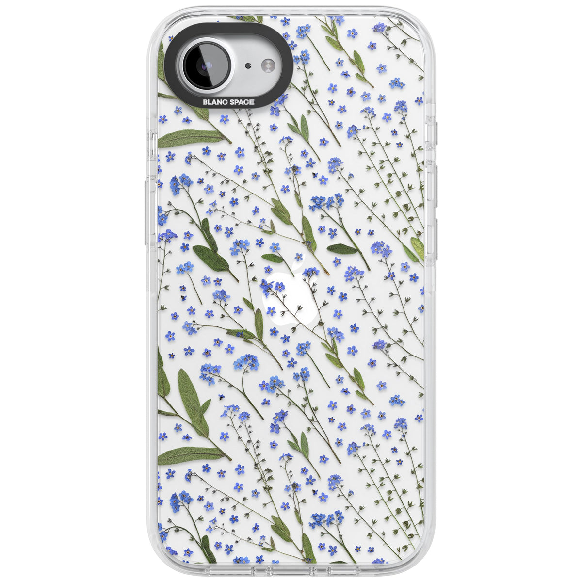 Blue Meadow iPhone 16e / iPhone 17e Impact Clear Phone Case front