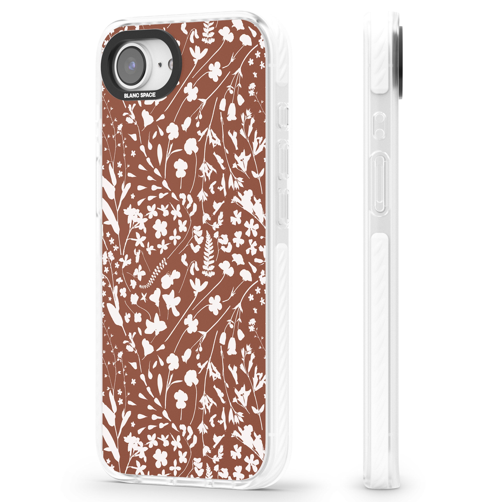 Wildflower Cluster On Terracotta