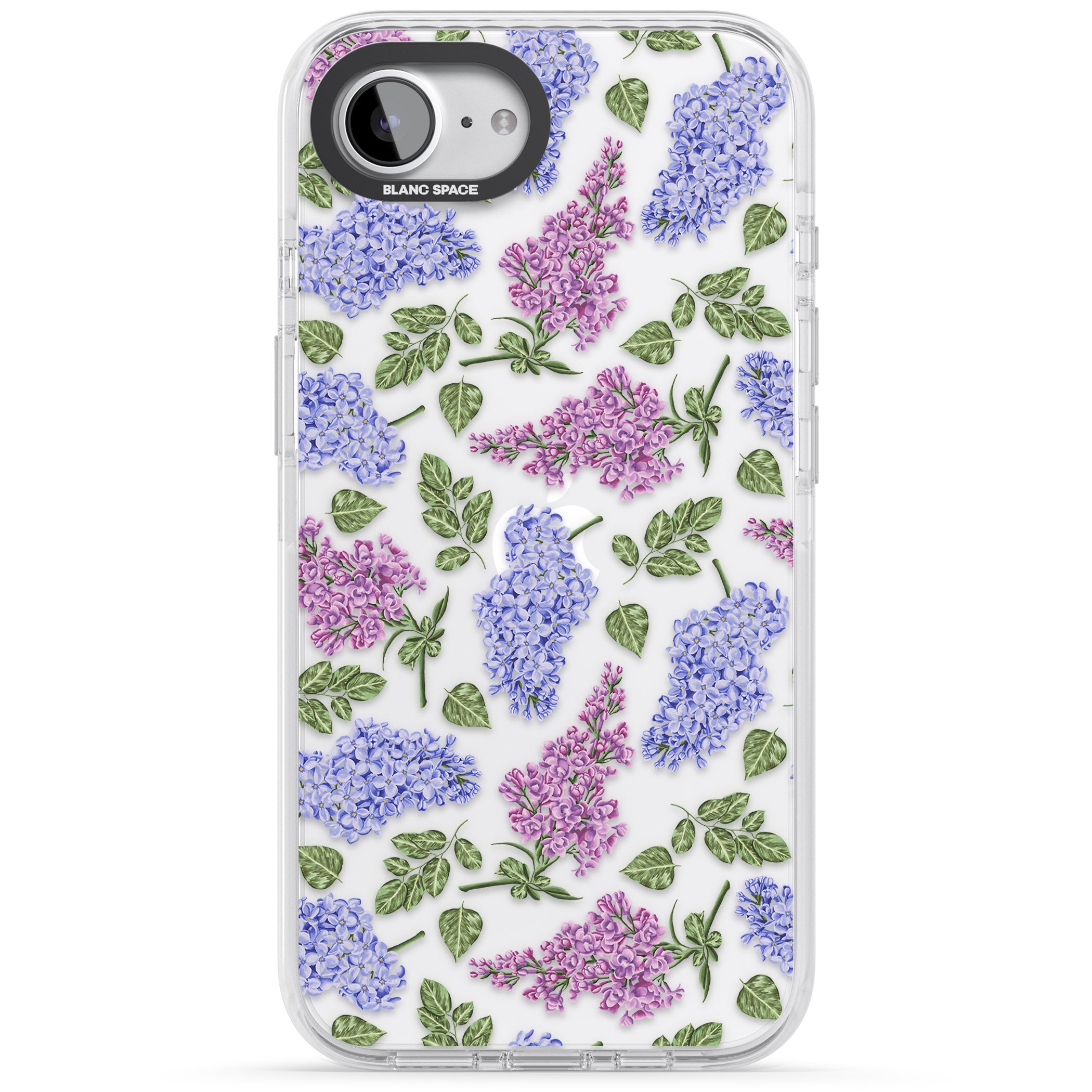 Purple Blossoms Transparent Floral