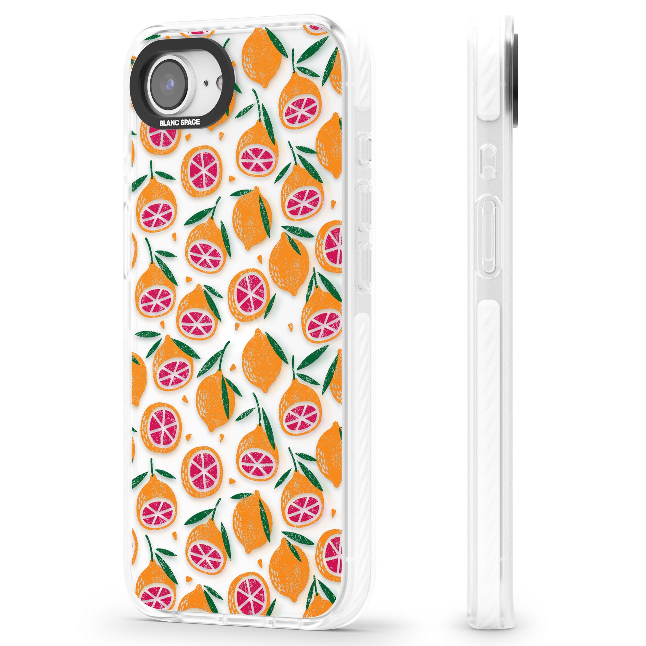 Blood Orange Fruit Pattern Transparent