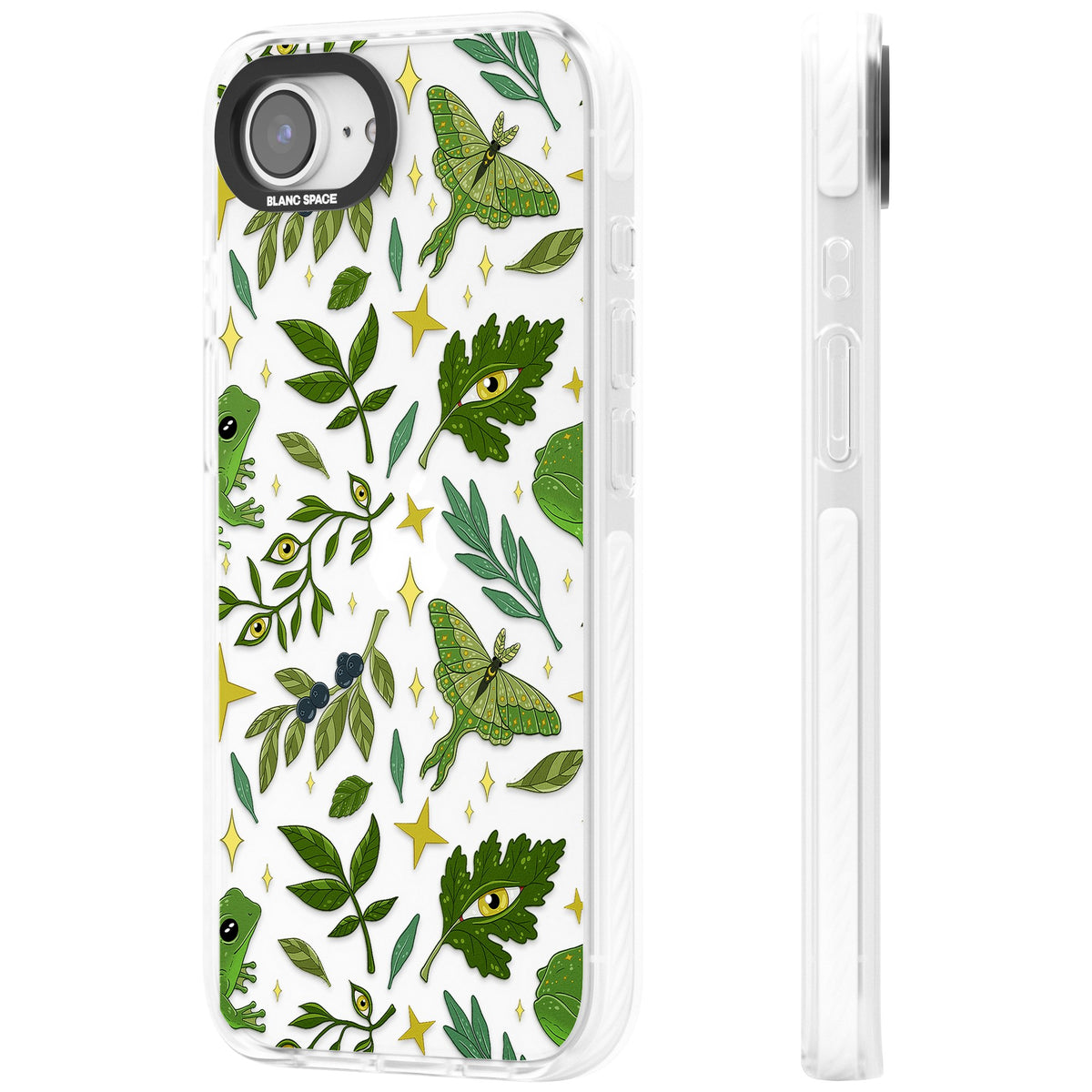 Forest Senses iPhone 16e / iPhone 17e Impact Clear Phone Case side