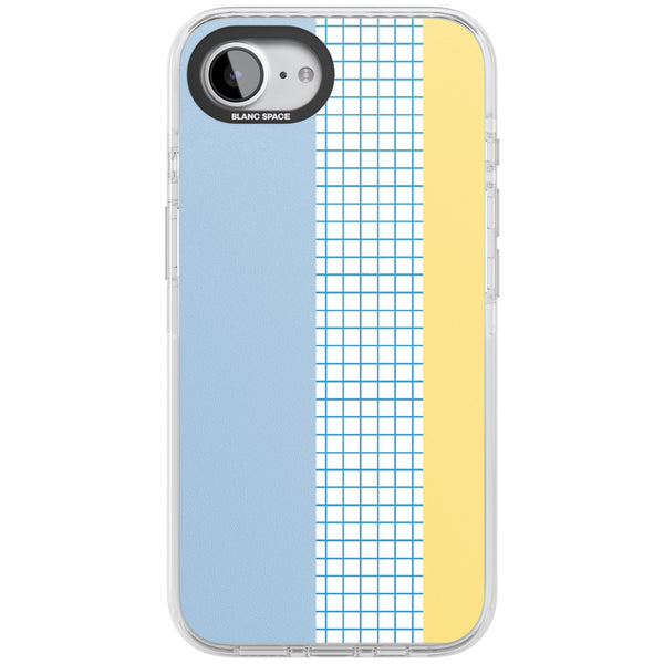 Abstract Grid Blue & Yellow