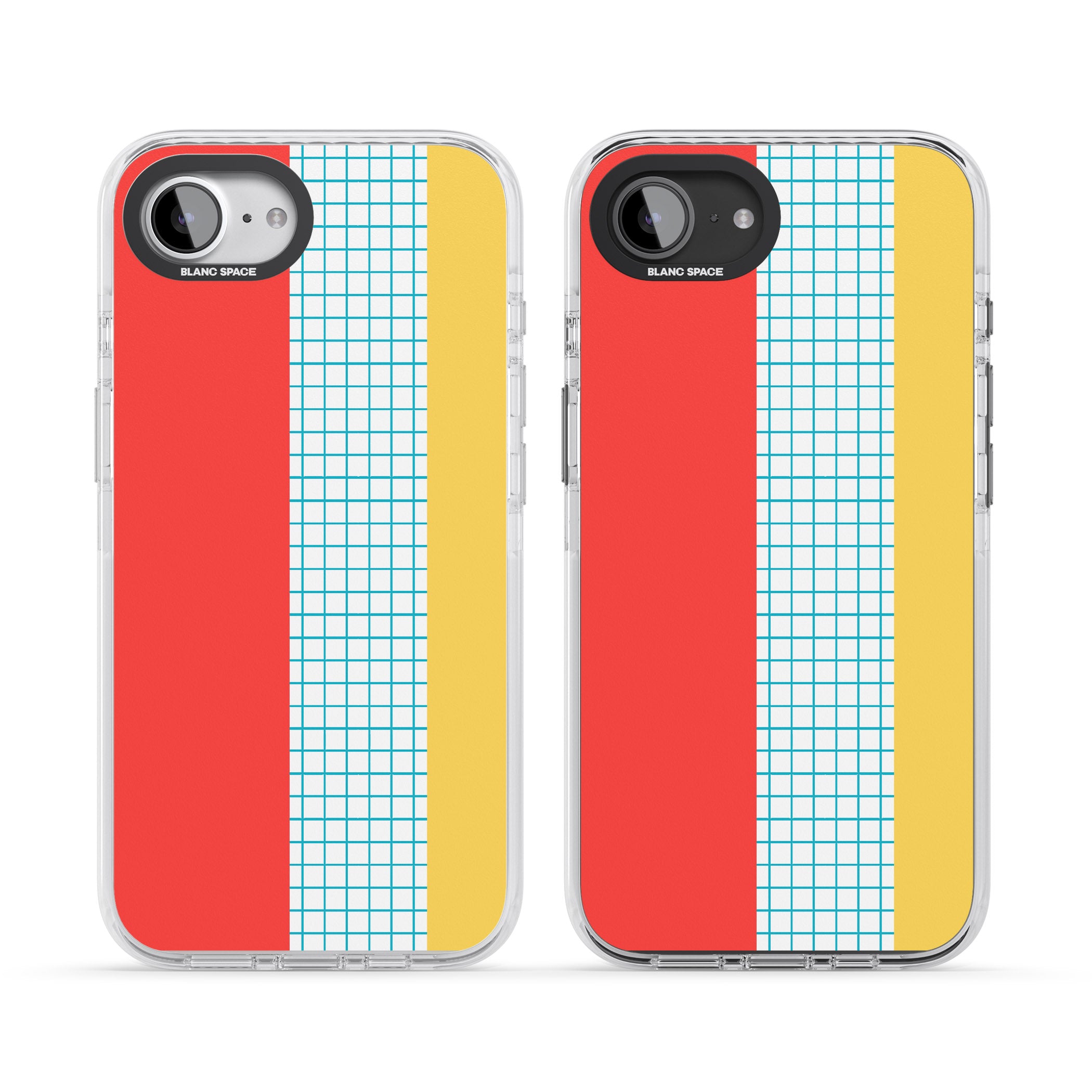 Abstract Grid Red, Blue, Yellow