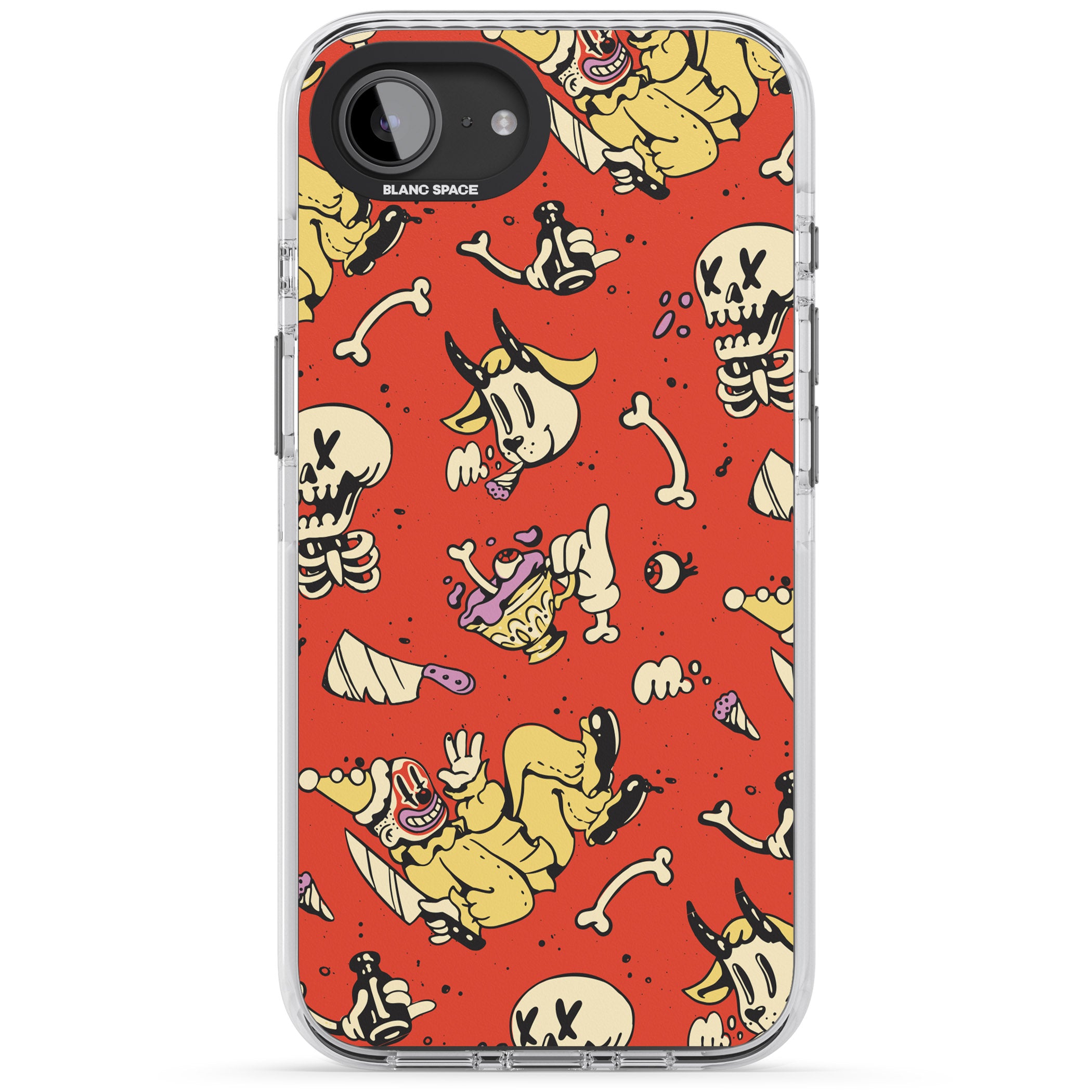 Red Retro Halloween Pattern