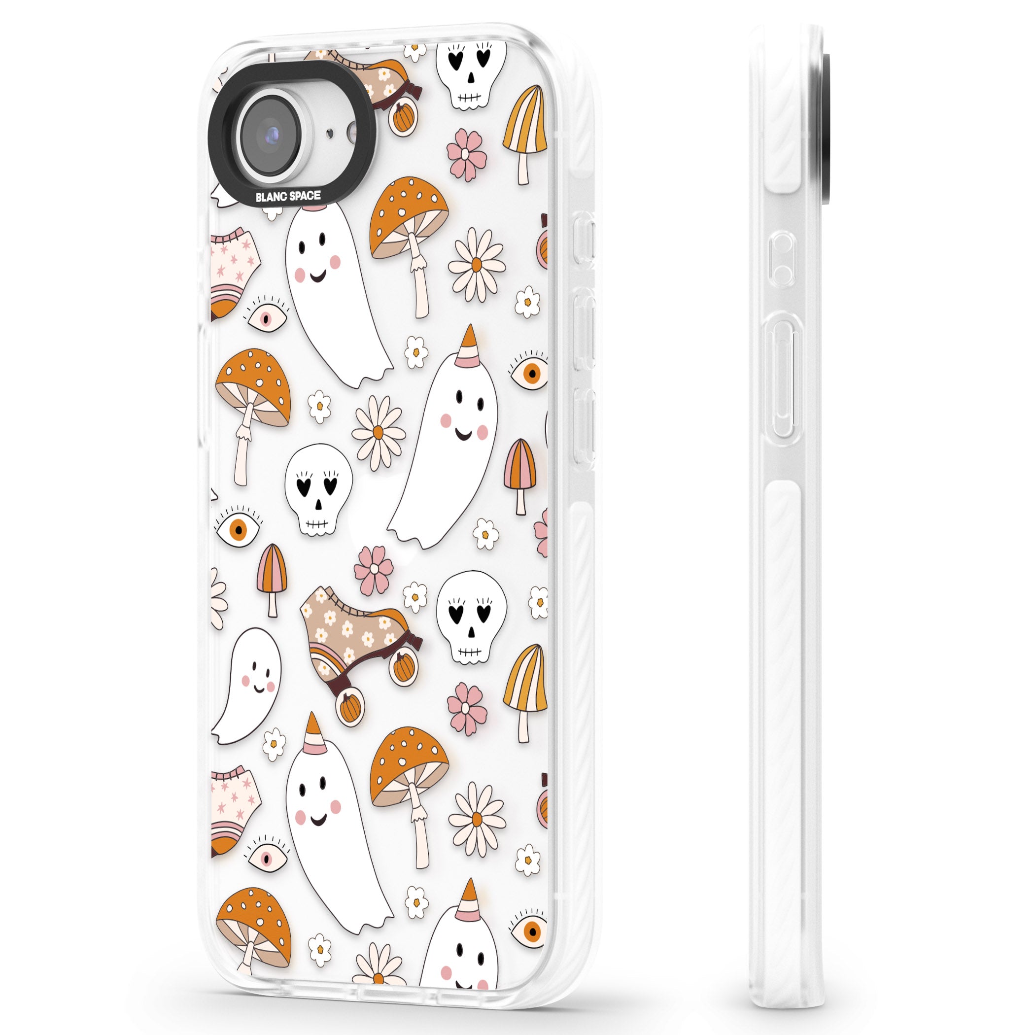 Cute Ghost And Skulls Pattern