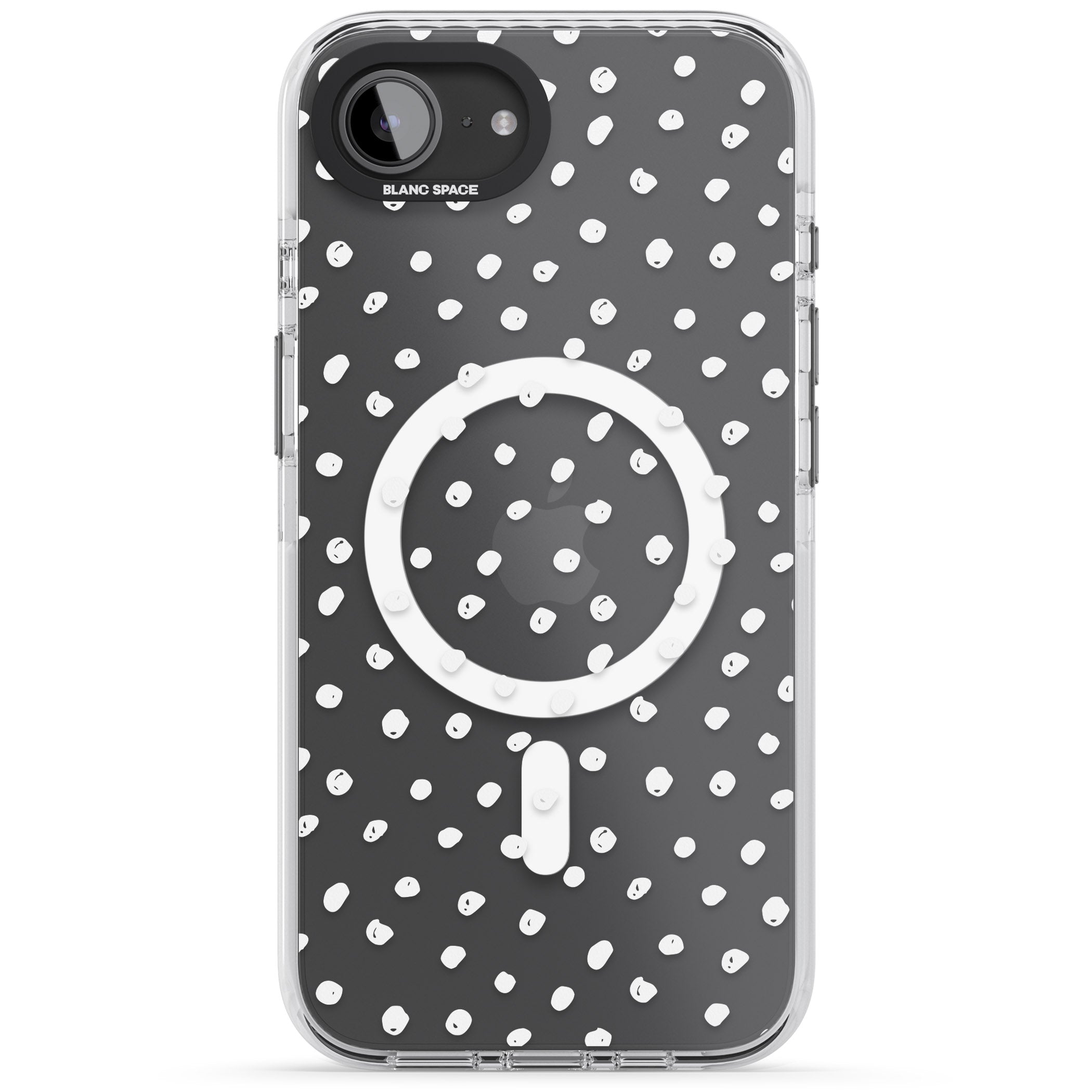 Messy White Dot Pattern