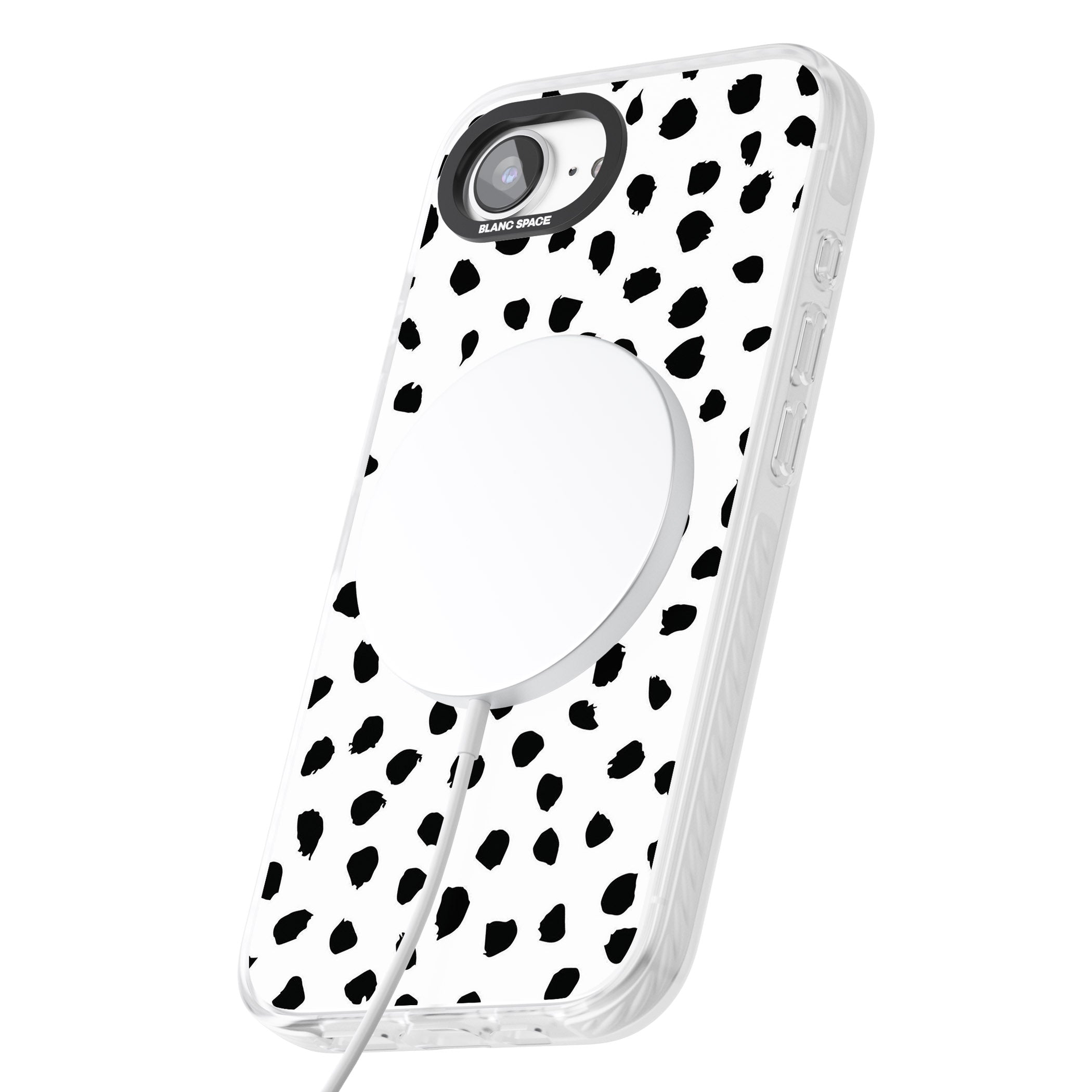 White Dalmatian Print