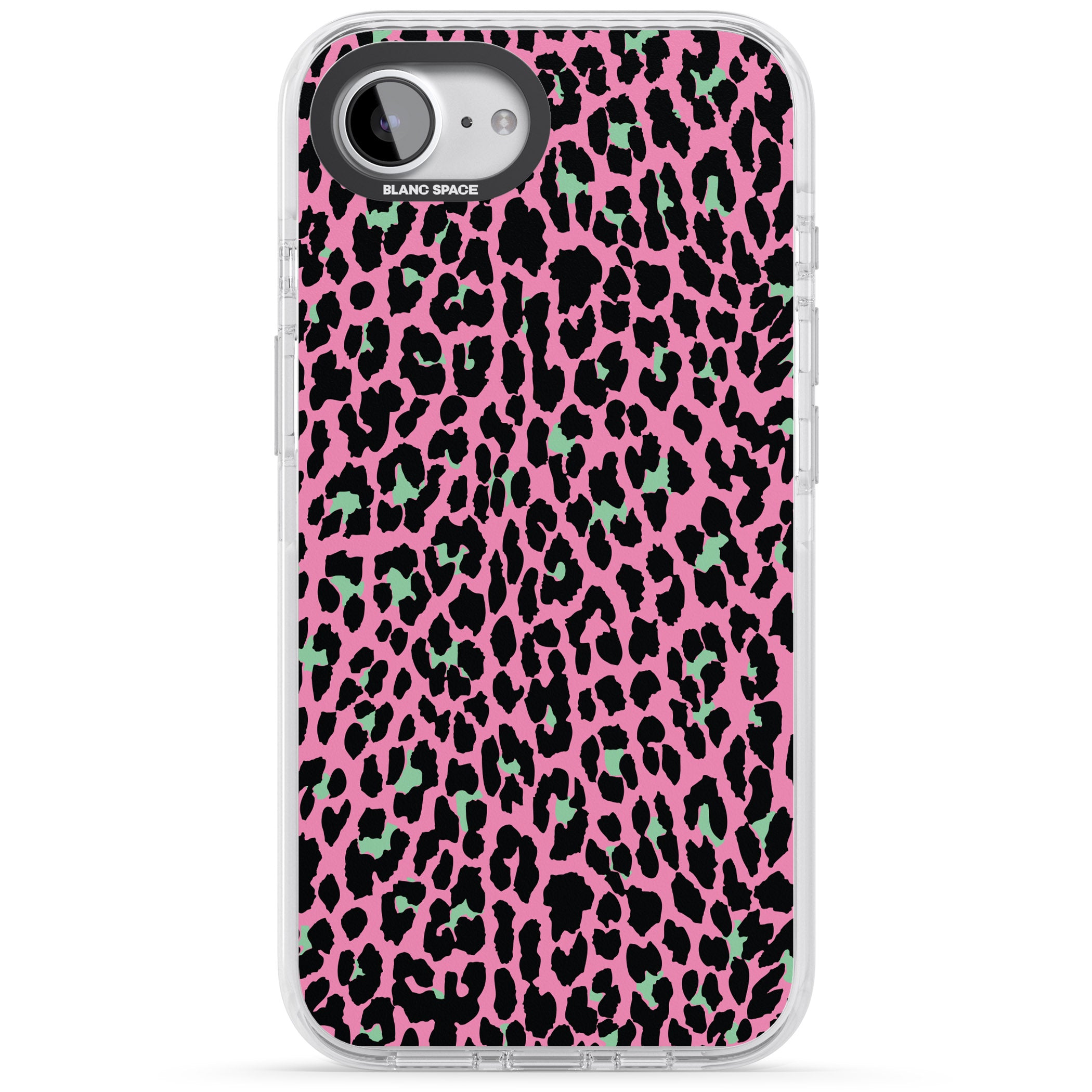 Pink & Green Leopard