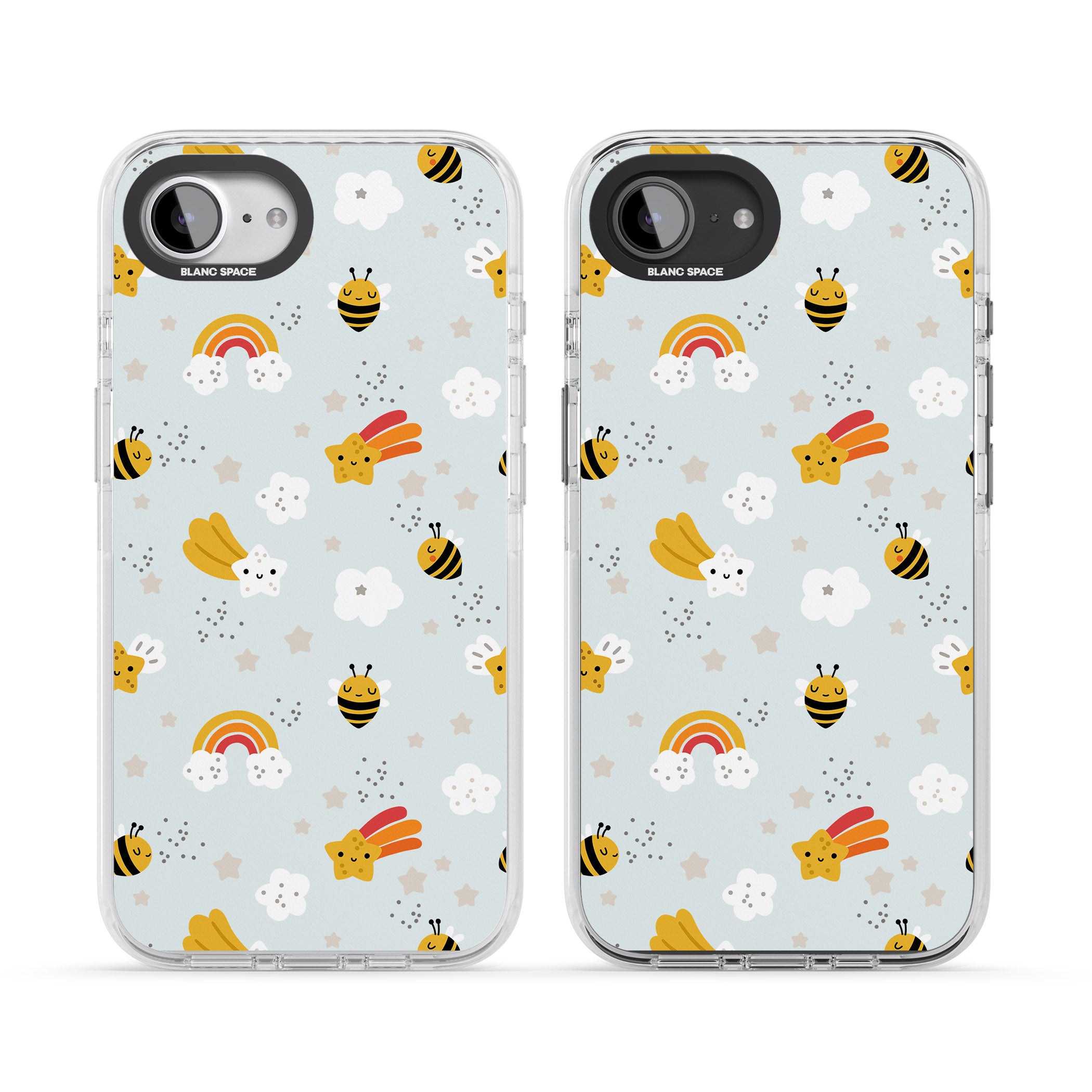 Sweet As Honey Patterns: Bees & Rainbows