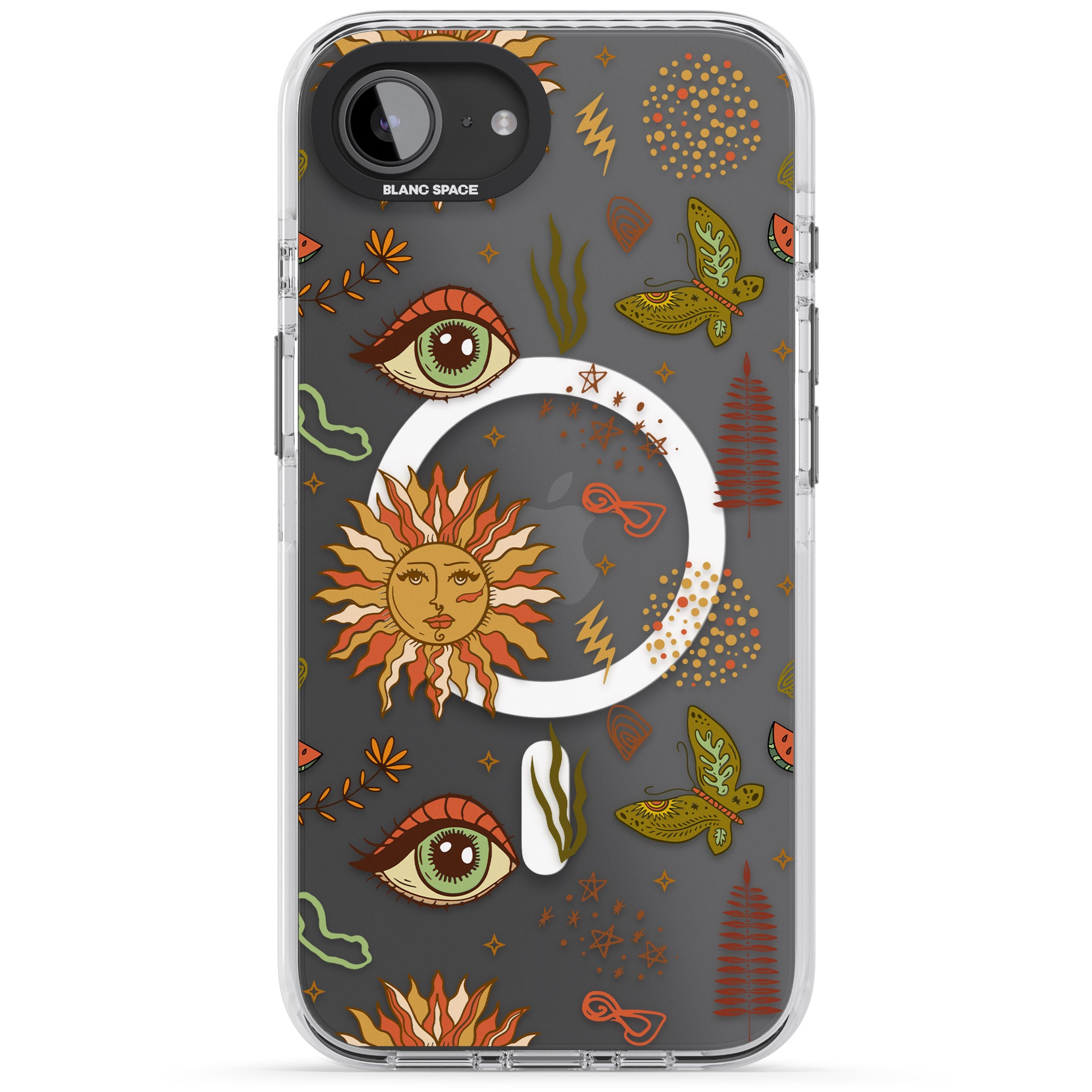 Boho Celestial Sun & Eye Pattern