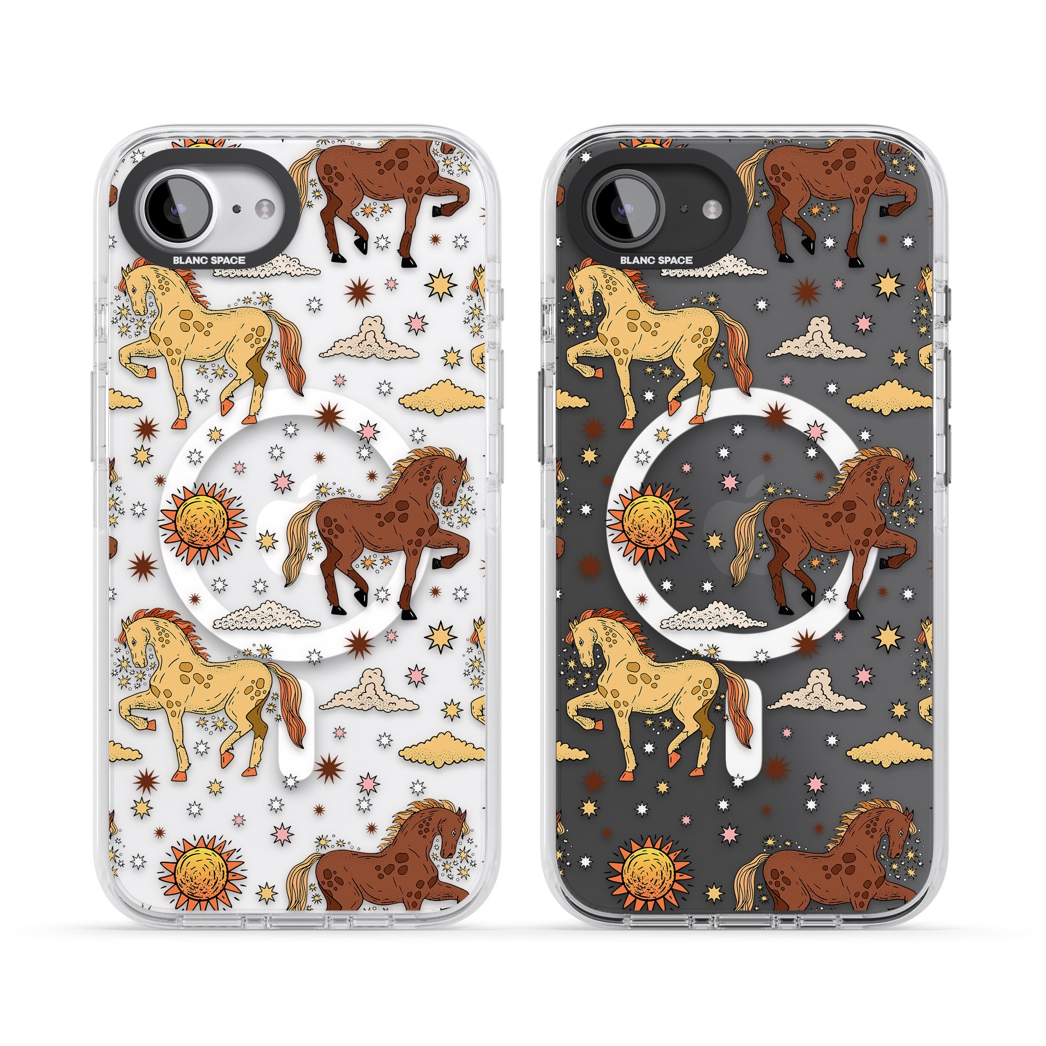 Boho Celestial Wild Horses