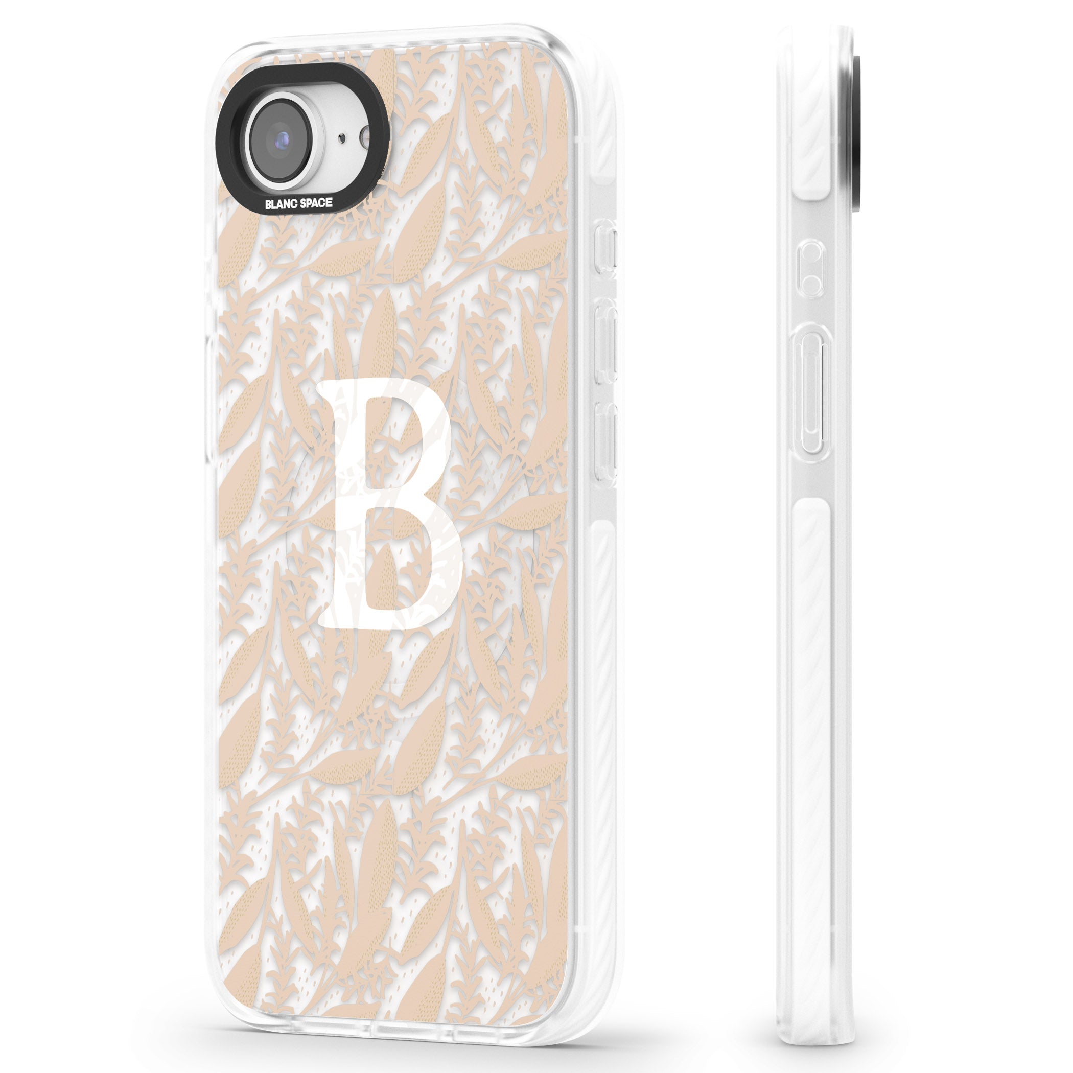 Personalised Monogram Subtle Abstract Floral