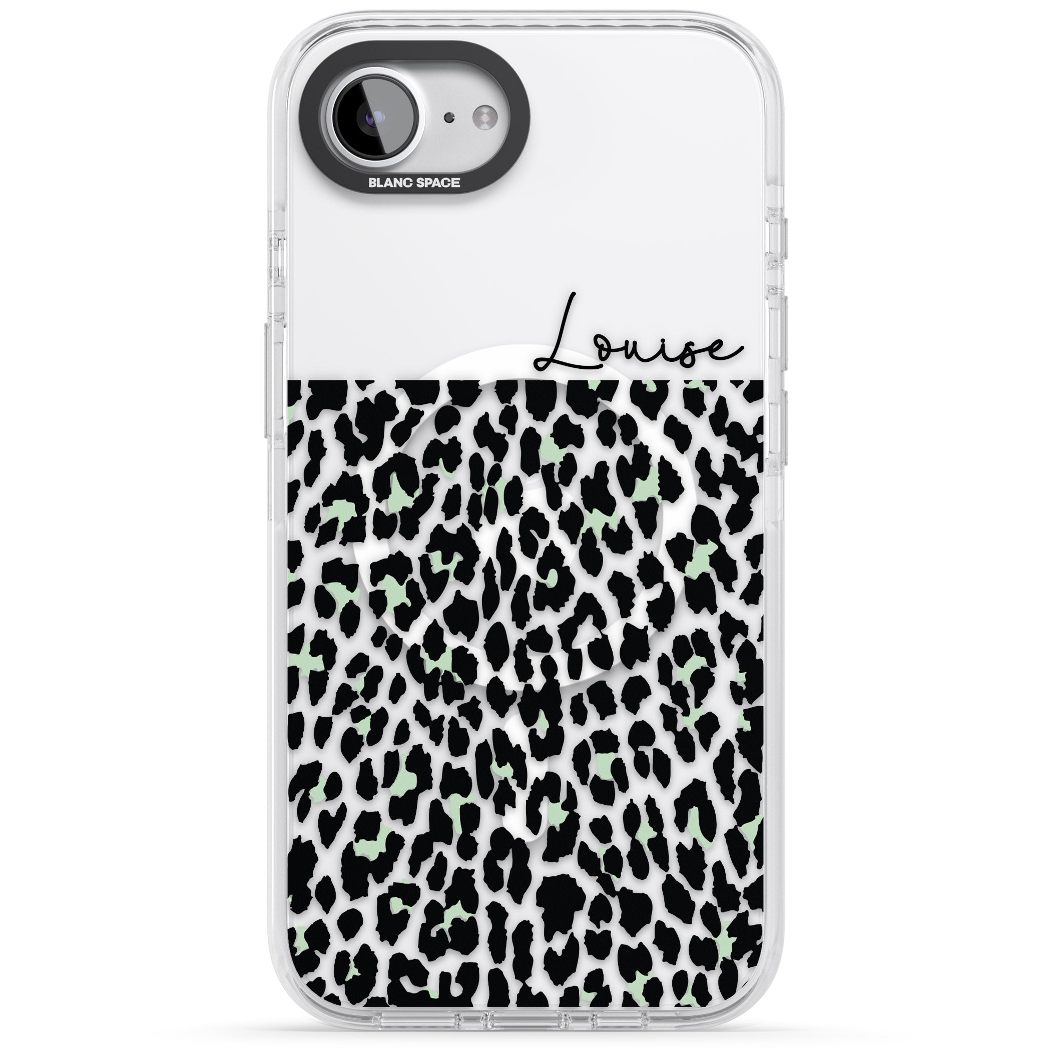 Personalised Seafoam Leopard