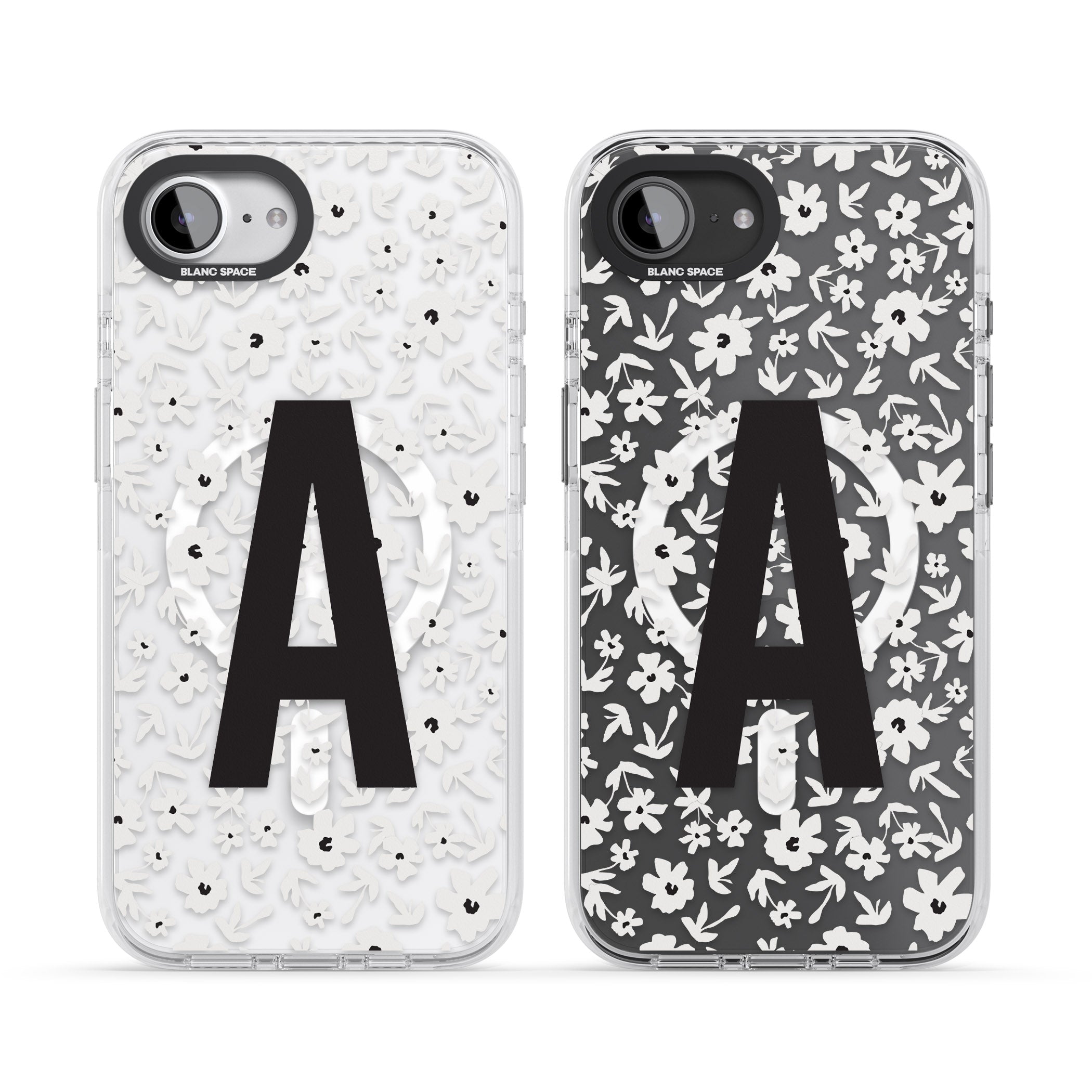 Personalised Bold Initial Floral