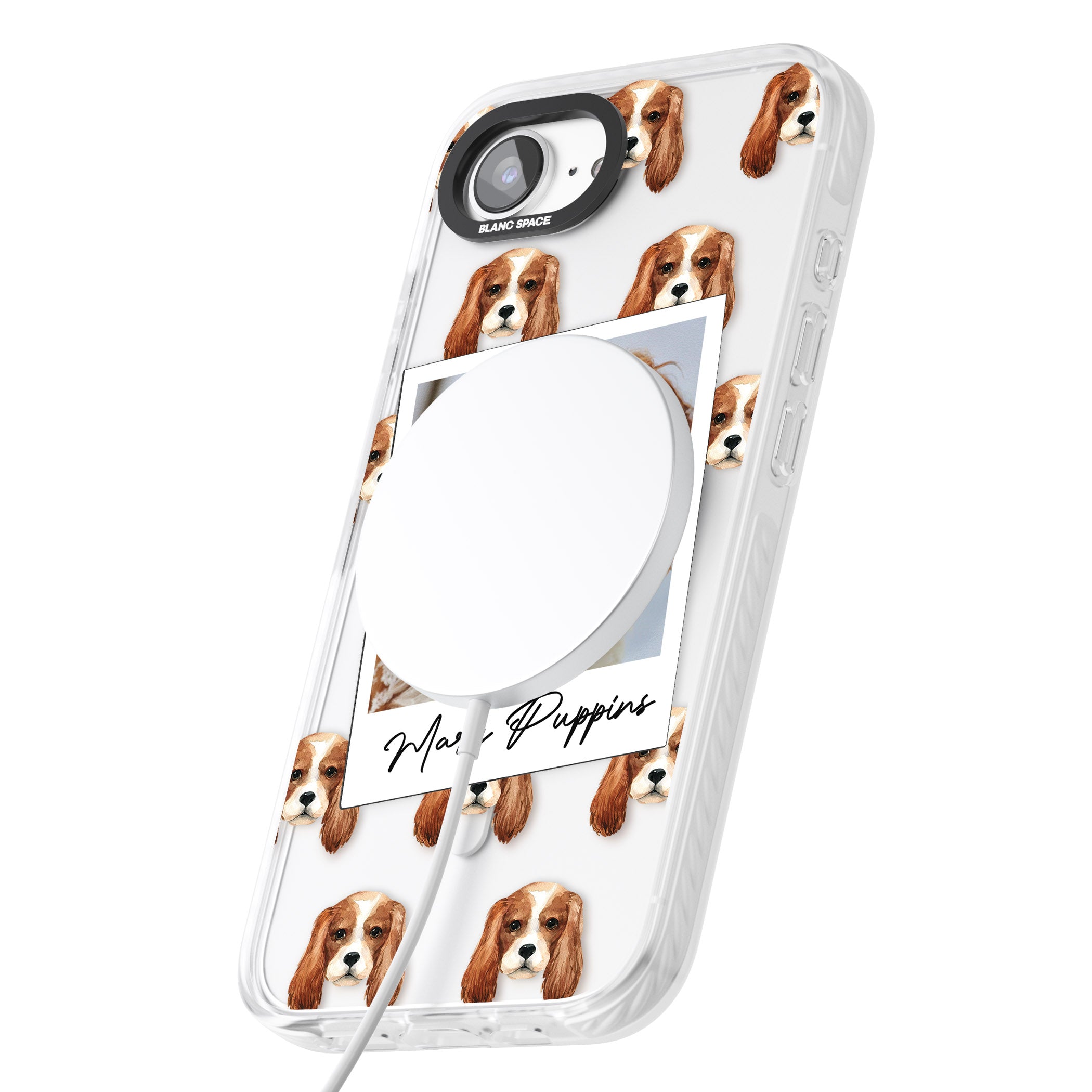 Personalised Cavalier King Charles Instant Camera Photo