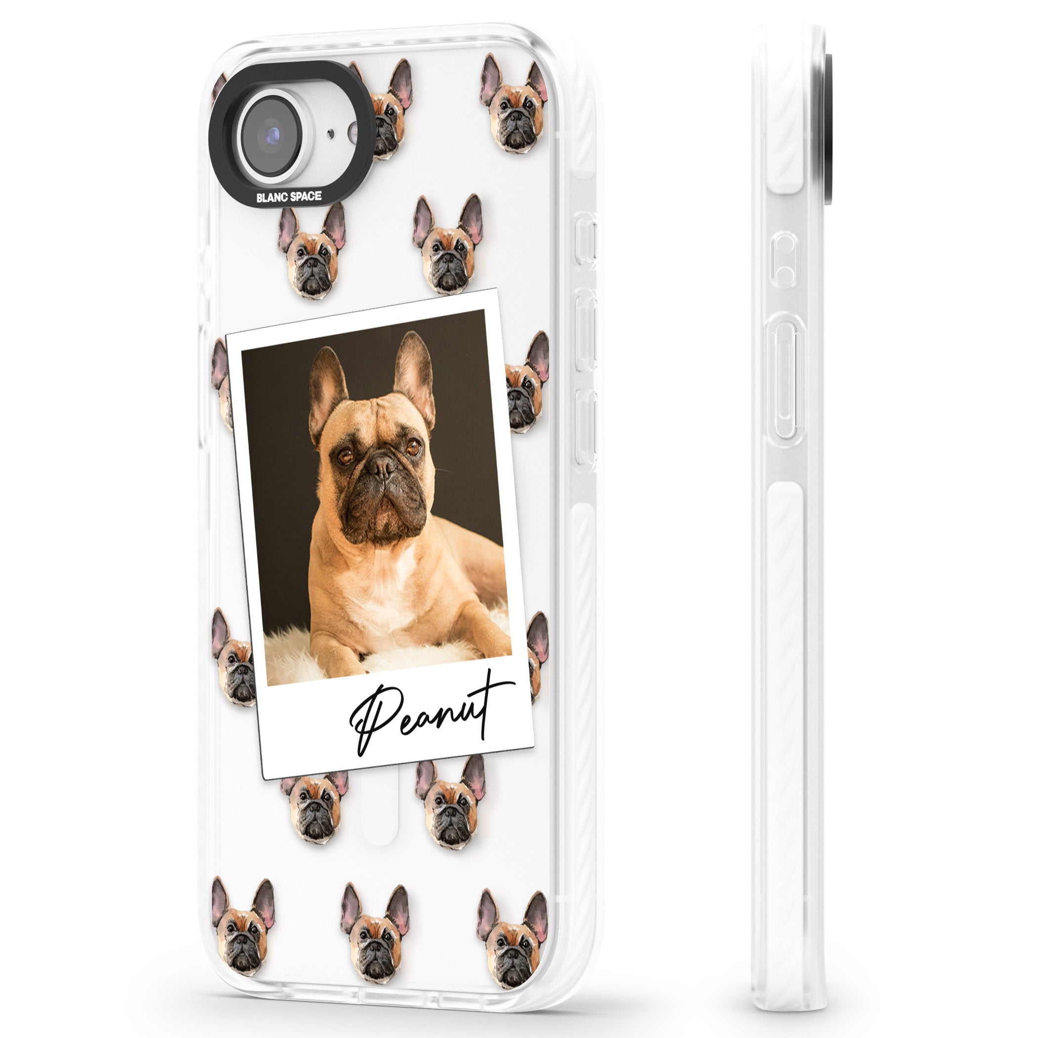 Personalised Tan French Bulldog Instant Camera Photo