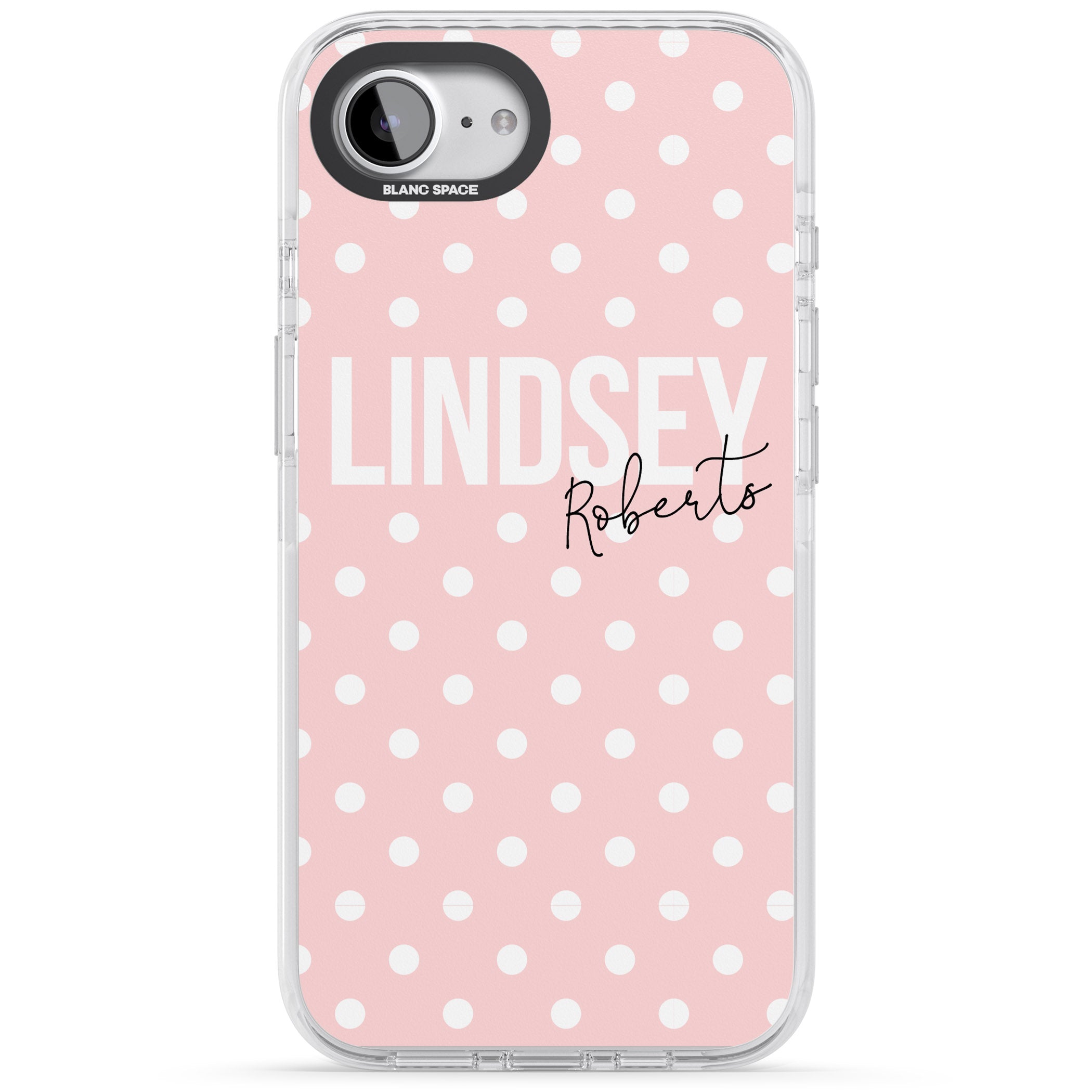 Personalised Pink Polka