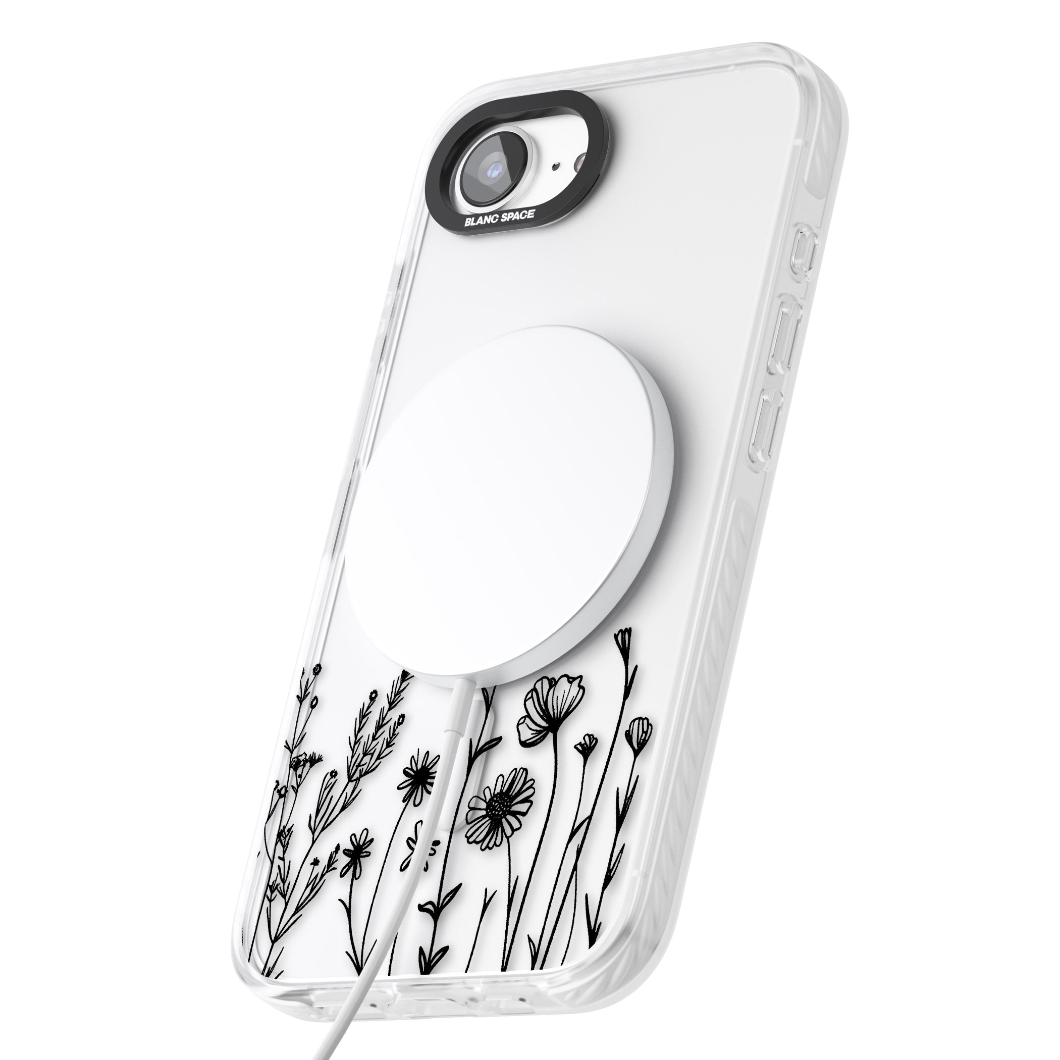 Personalised Black Wildflowers