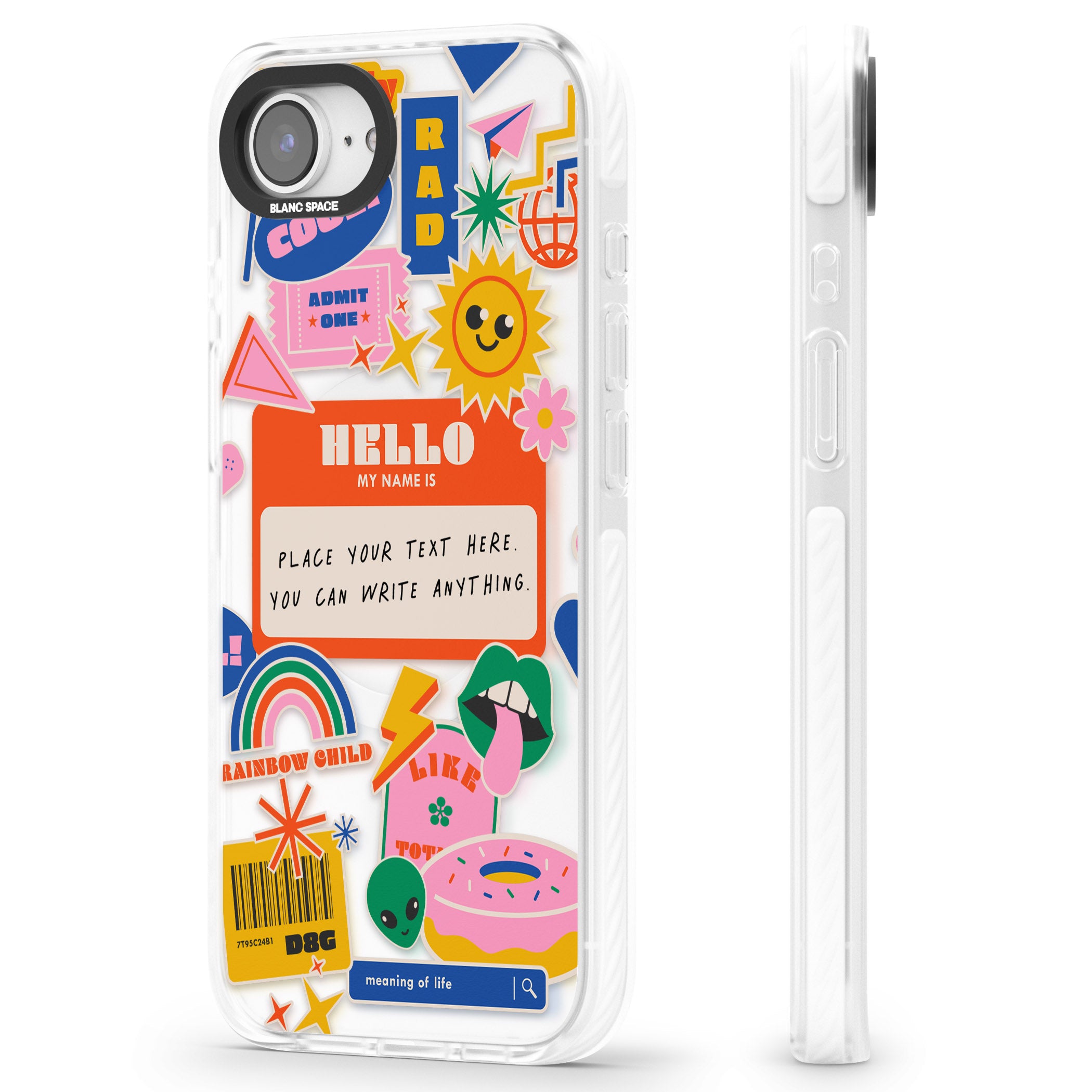 Personalised Retro Vibes Sticker