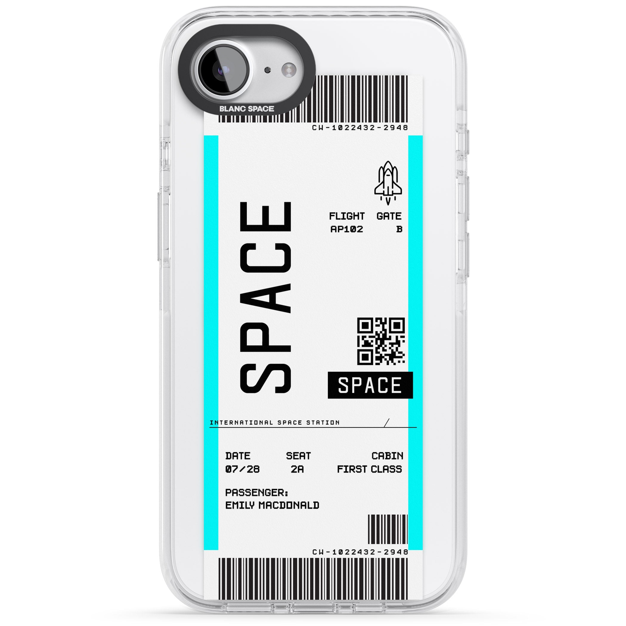 Personalised Space Travel Ticket