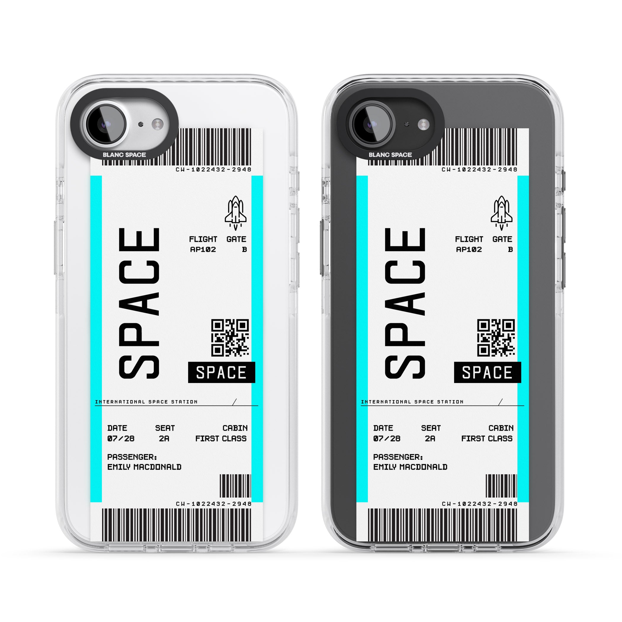 Personalised Space Travel Ticket