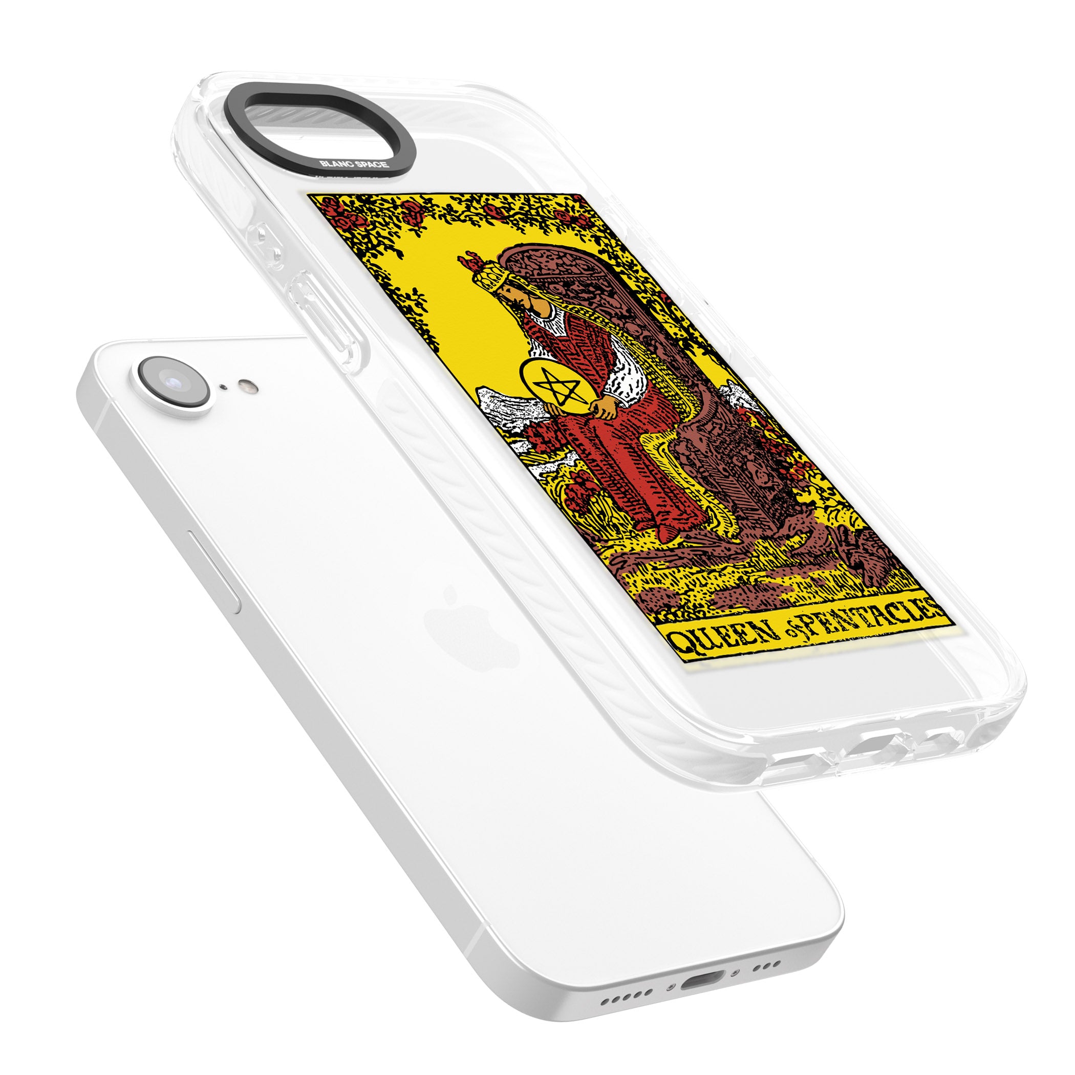 Personalised Queen Of Pentacles Tarot Card (Color)