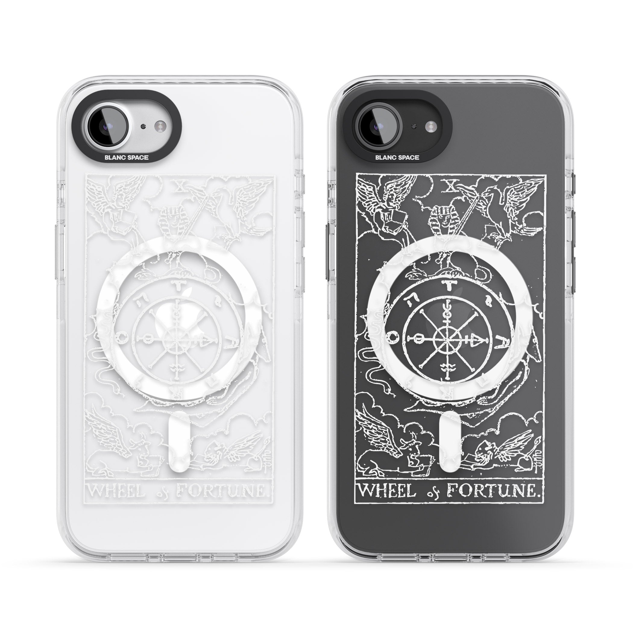 Personalised Wheel Of Fortune Tarot Card (White)