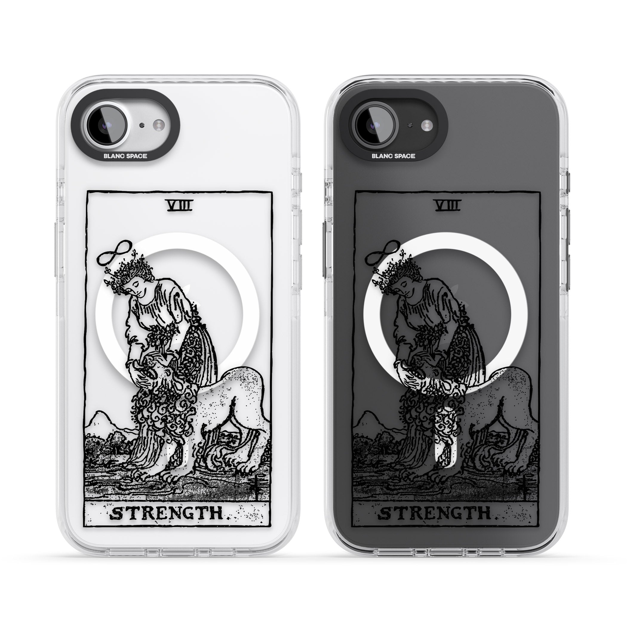 Personalised Strength Tarot Card (Clear)