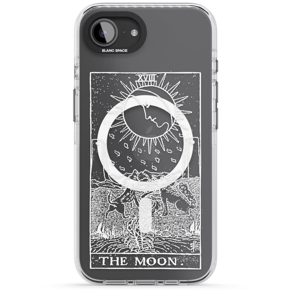 Personalised The Moon Tarot Card (White)