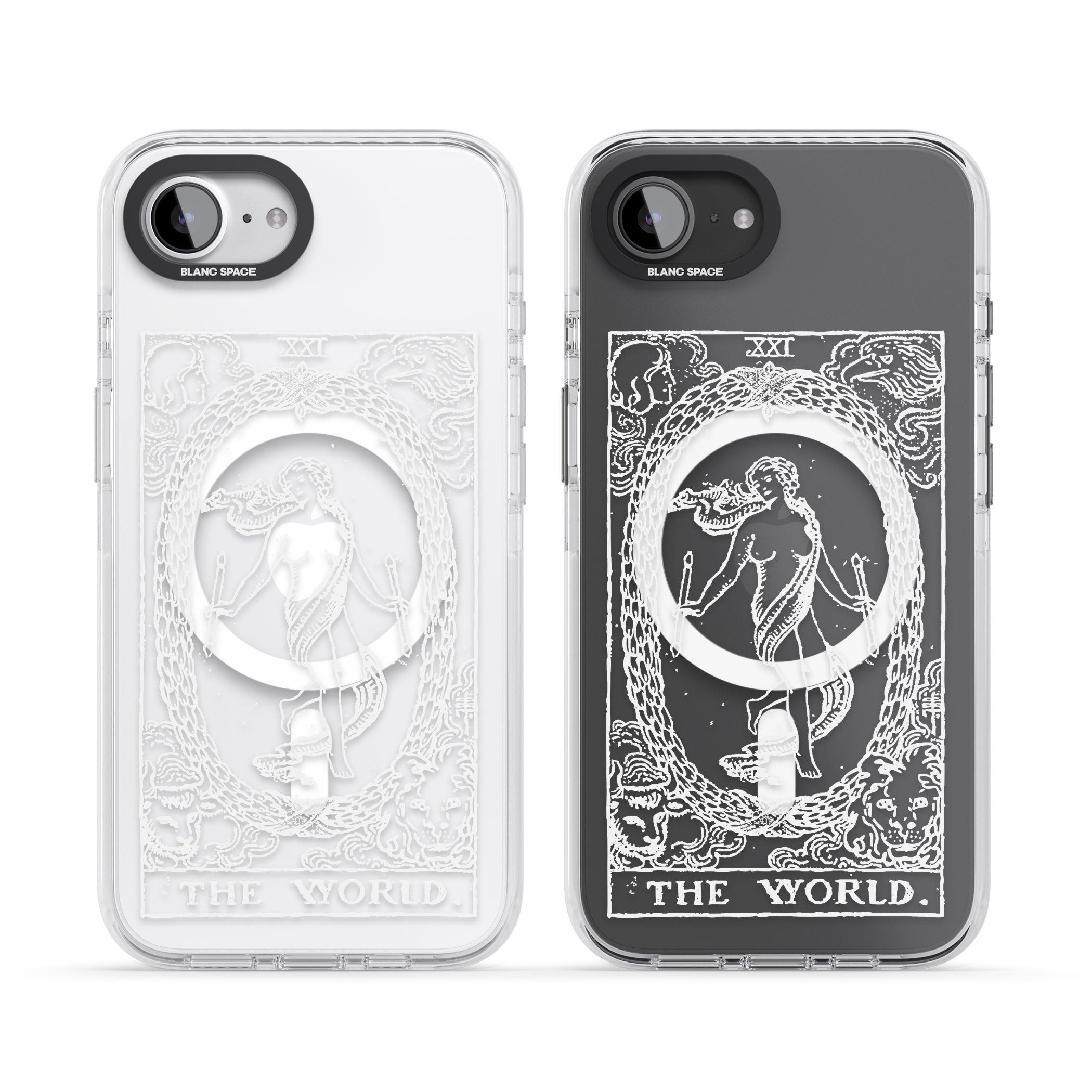 Personalised The World Tarot Card (White)