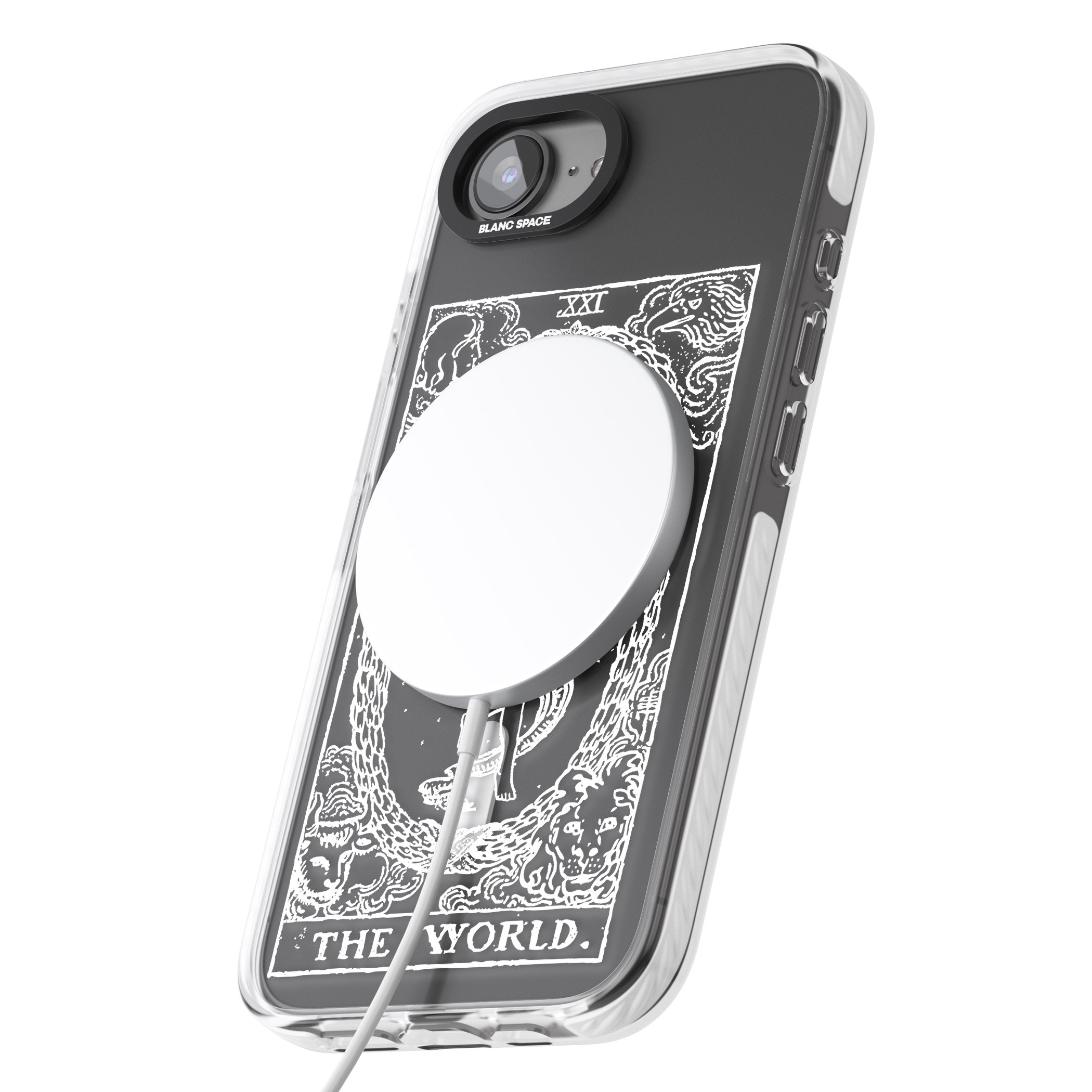 Personalised The World Tarot Card (White)