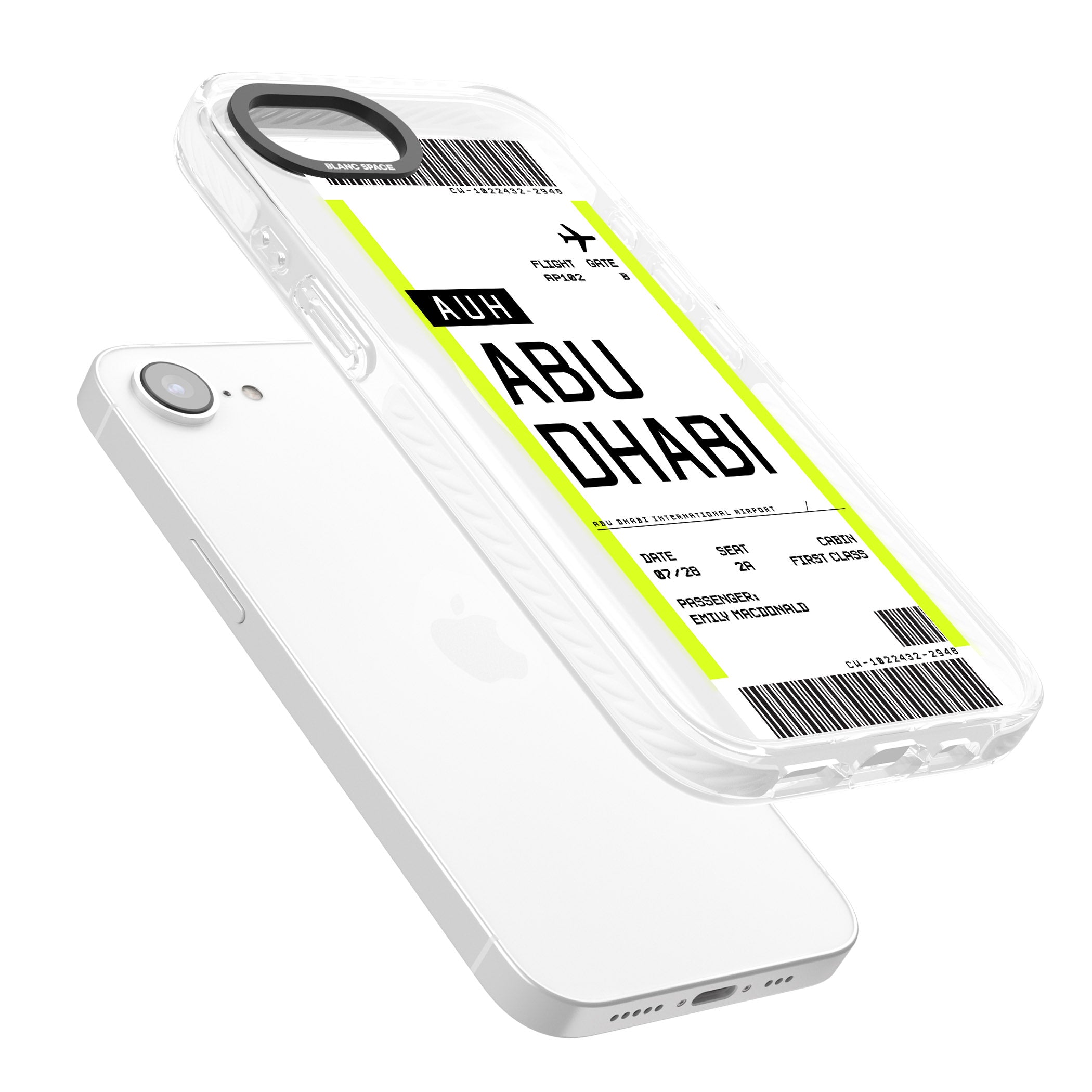 Personalised Abu Dhabi Boarding Pass