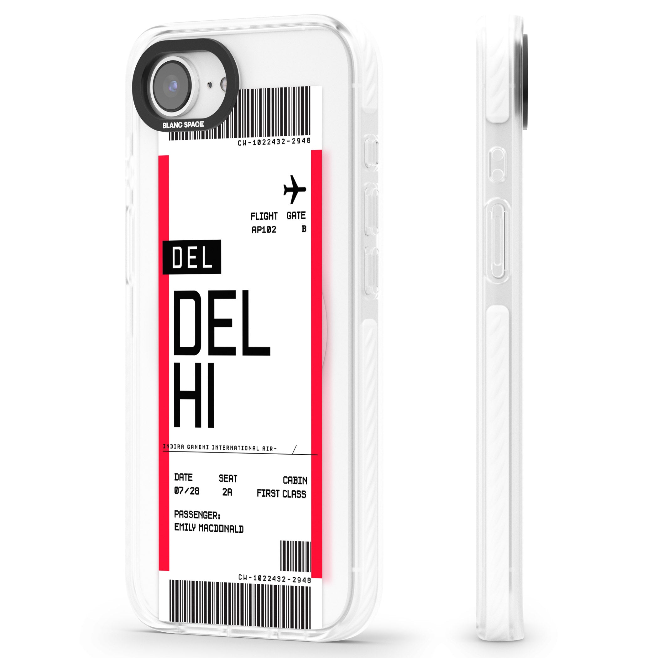 Personalised Delhi Boarding Pass