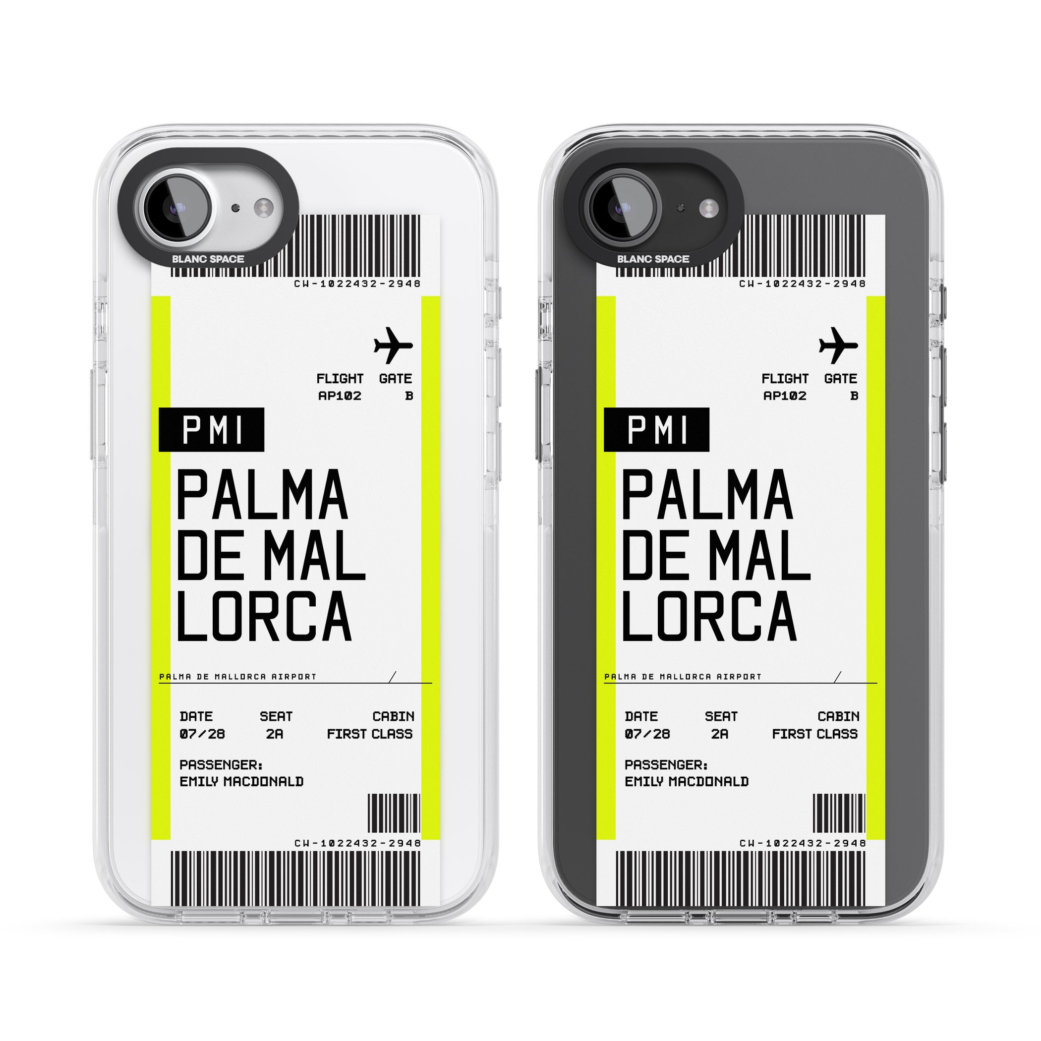 Personalised Palma De Mallorca Boarding Pass