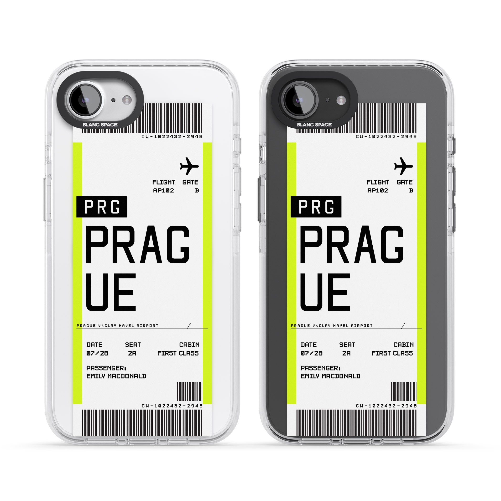 Personalised Prague Boarding Pass