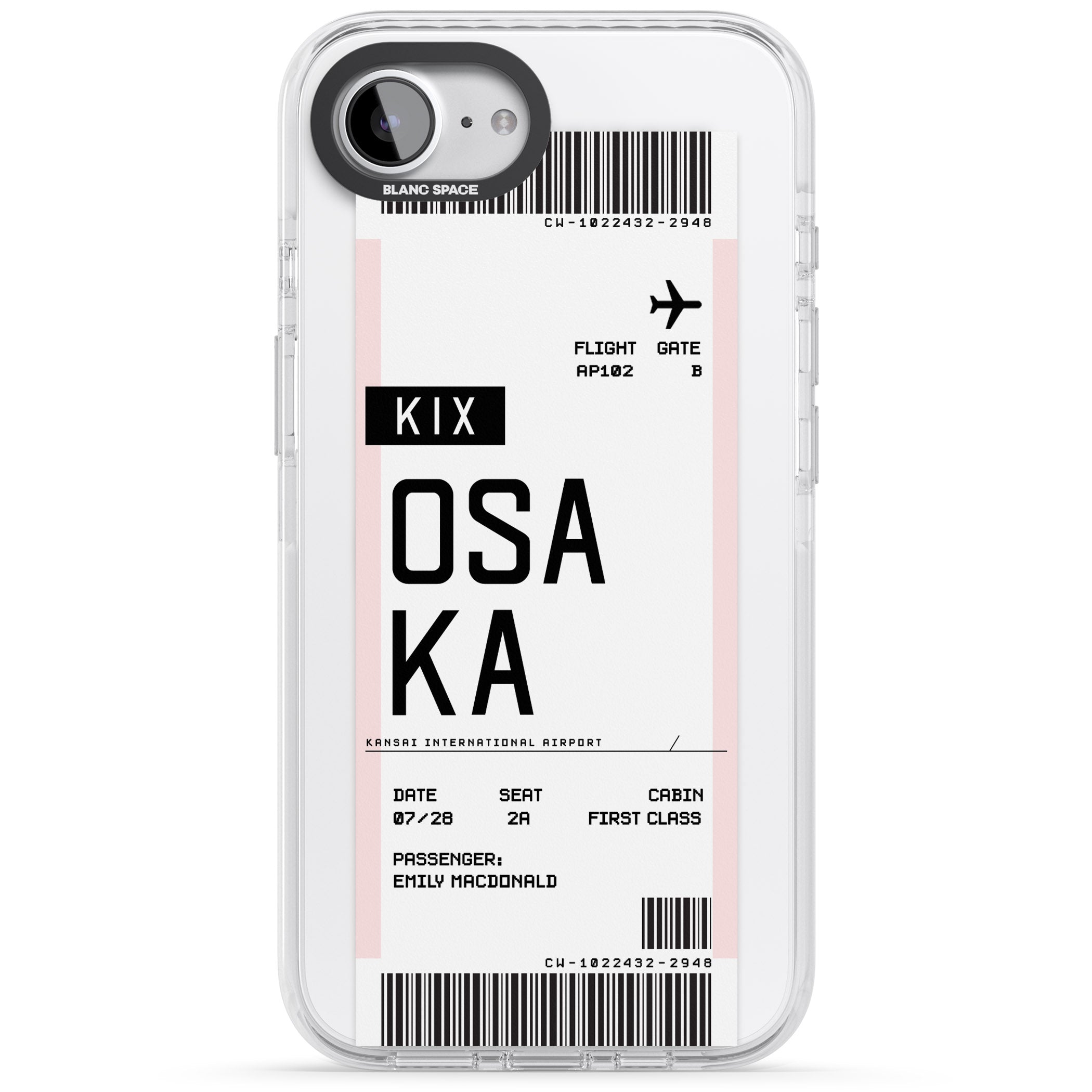 Personalised Osaka Boarding Pass