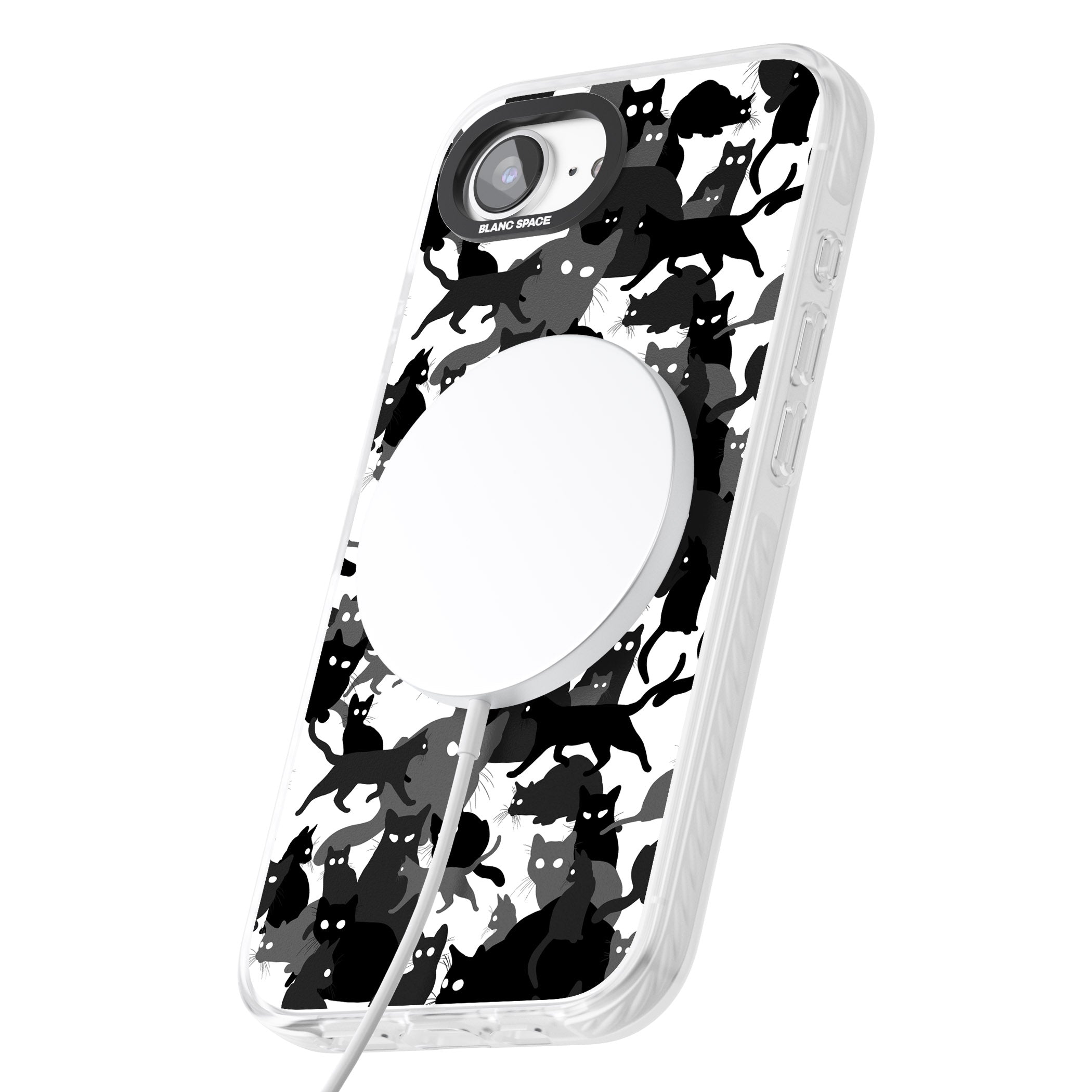 Black & White Cat Camouflage