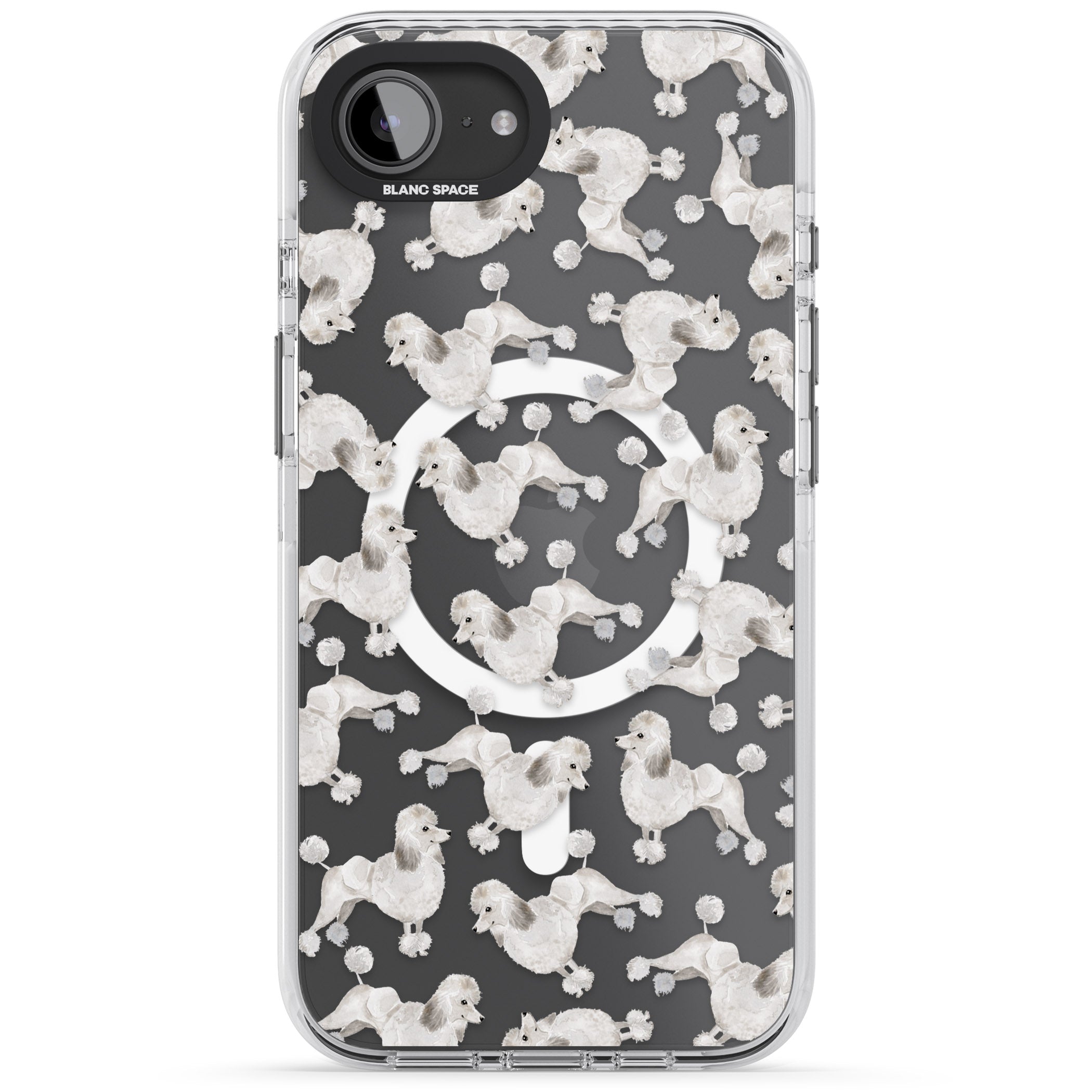 Poodle Watercolor Pattern