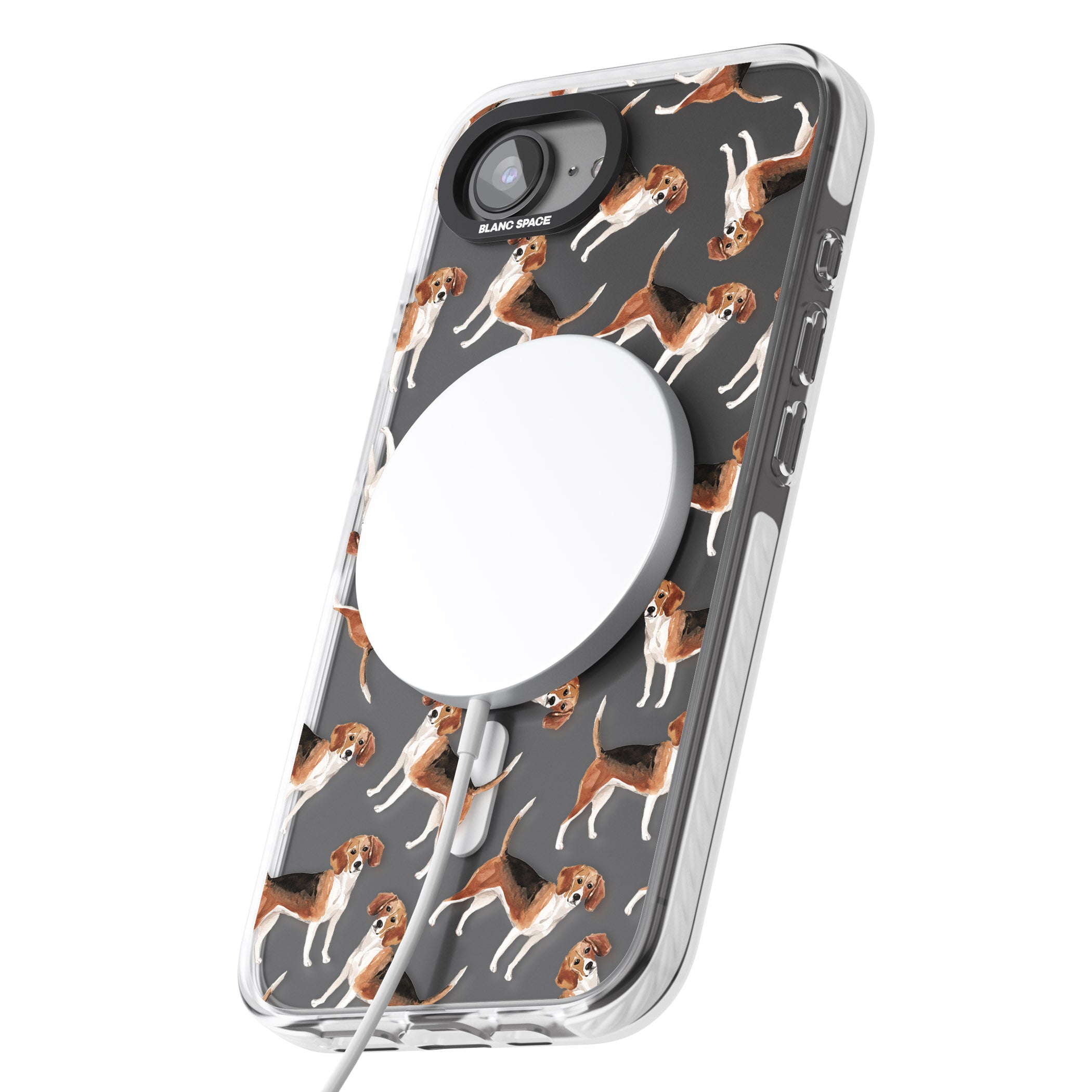 Beagle Watercolor Pattern