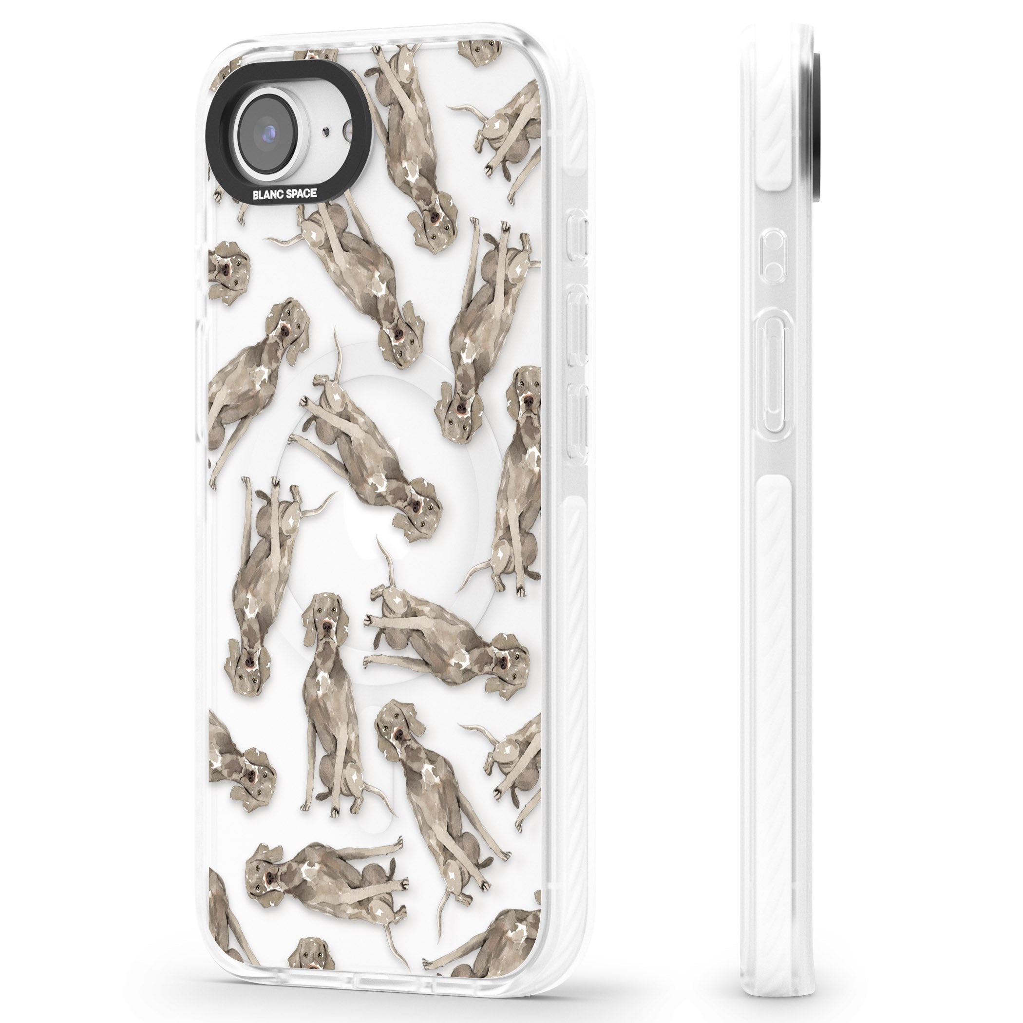 Weimaraner Watercolor Dog